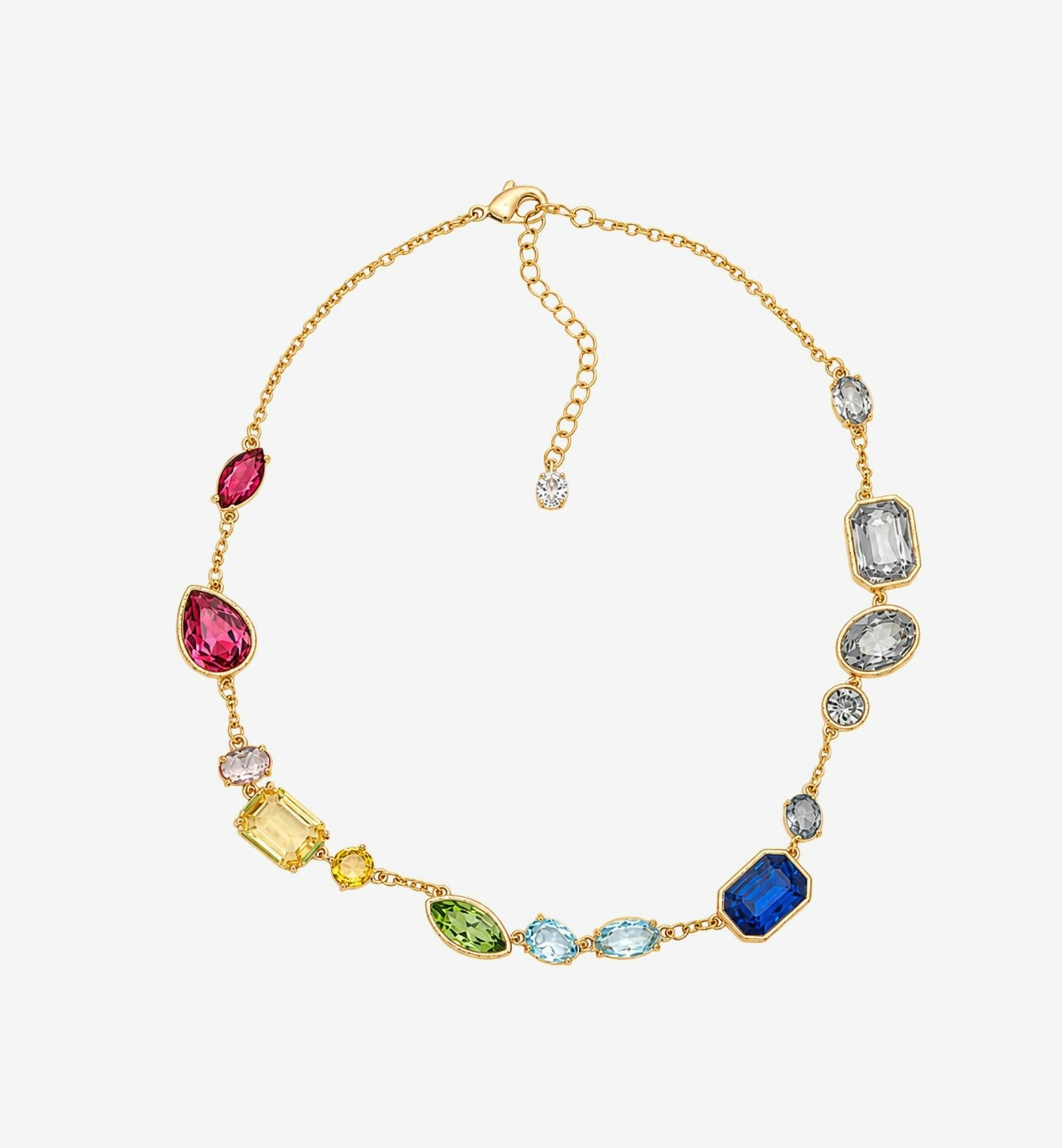 Hanabi Mixed Stone Necklace , view 3 of 5