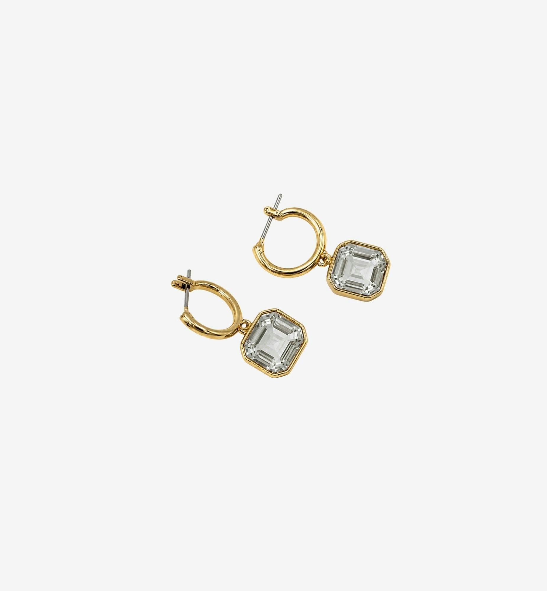 Shikaku Grey Stone Earrings , view 3 of 5