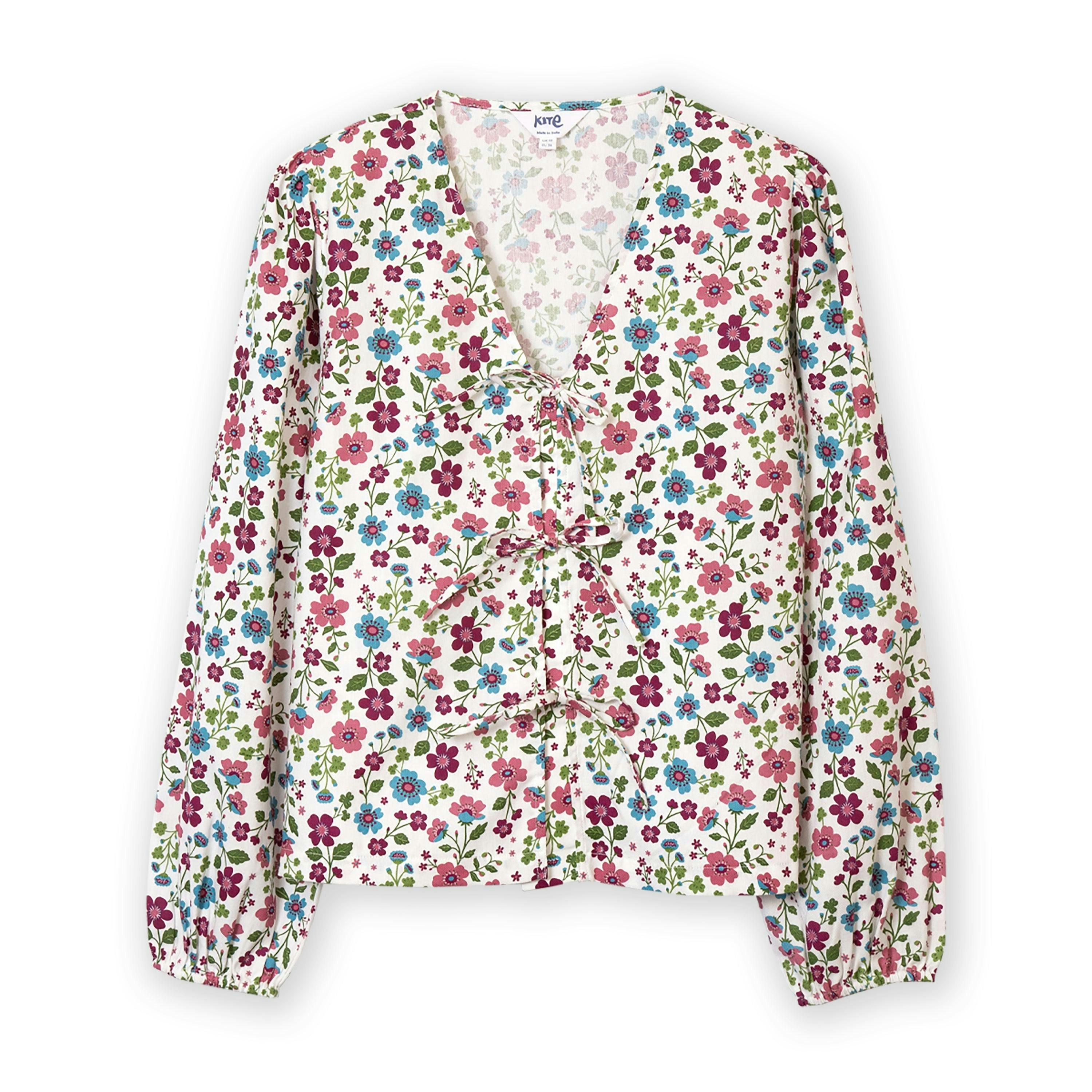 Organic Clover Badbury Twill Blouse , view 2 of 5