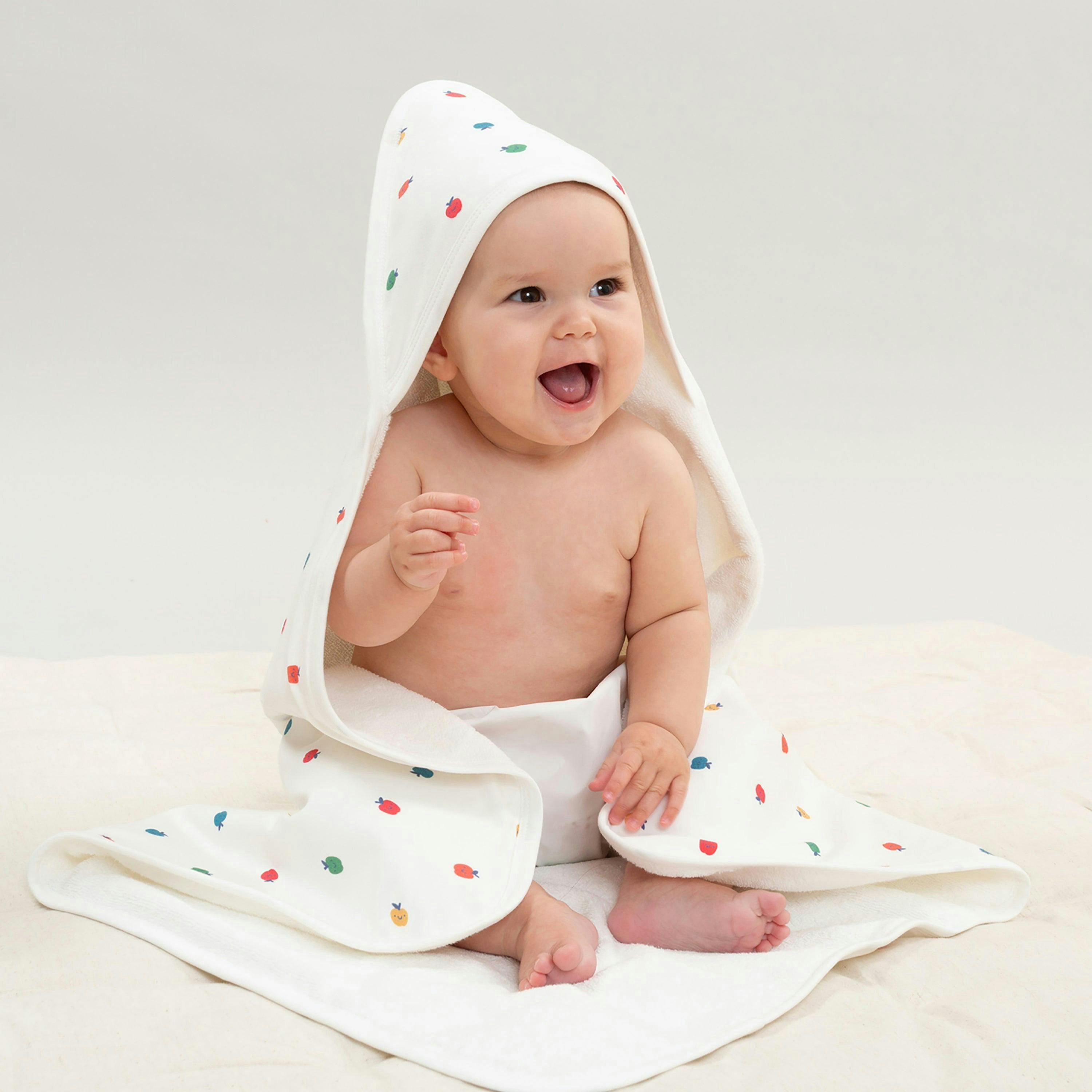 Baby Organic Apple A Day Cuddle Wrap , view 2 of 2