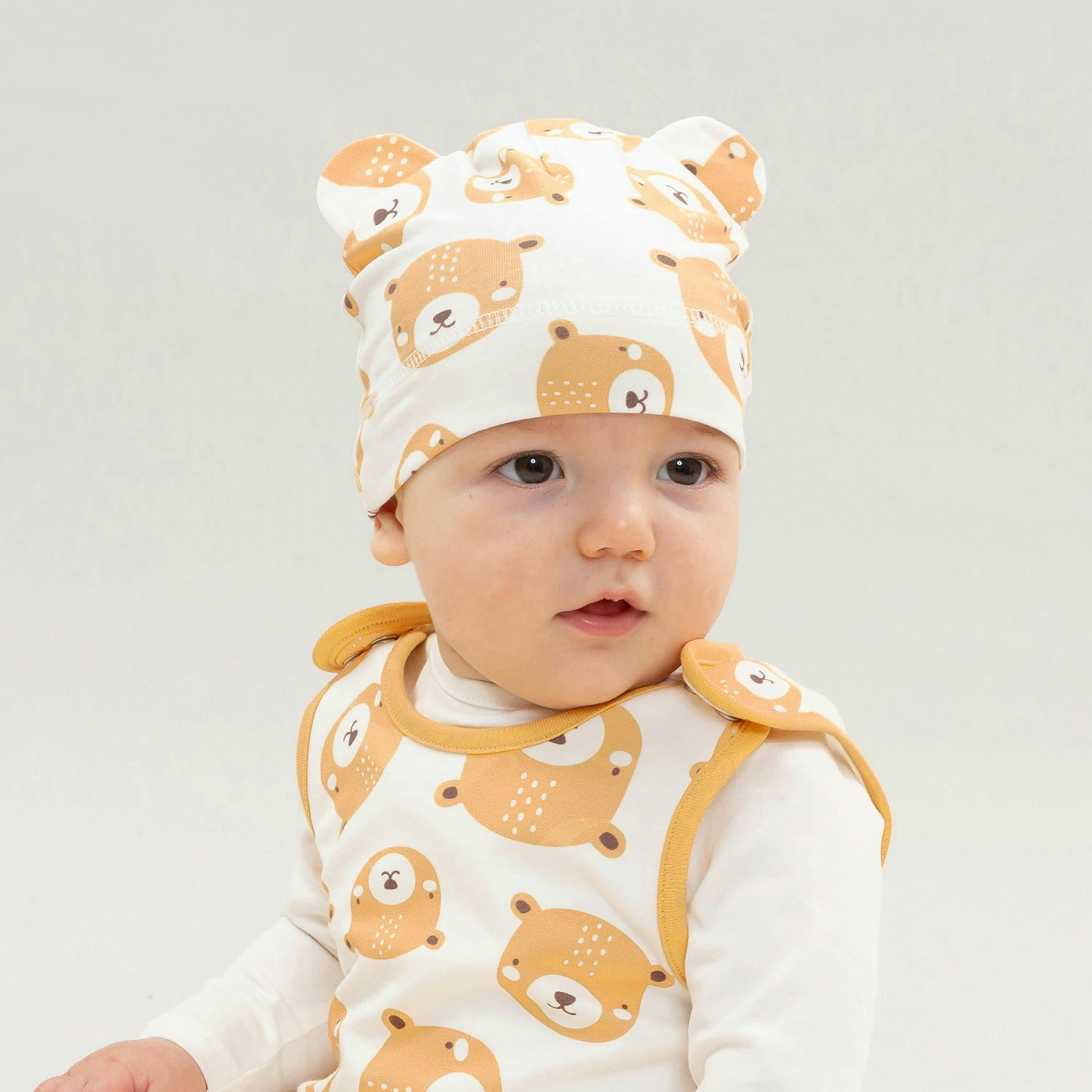 Baby Organic Teddy Hat , view 2 of 2