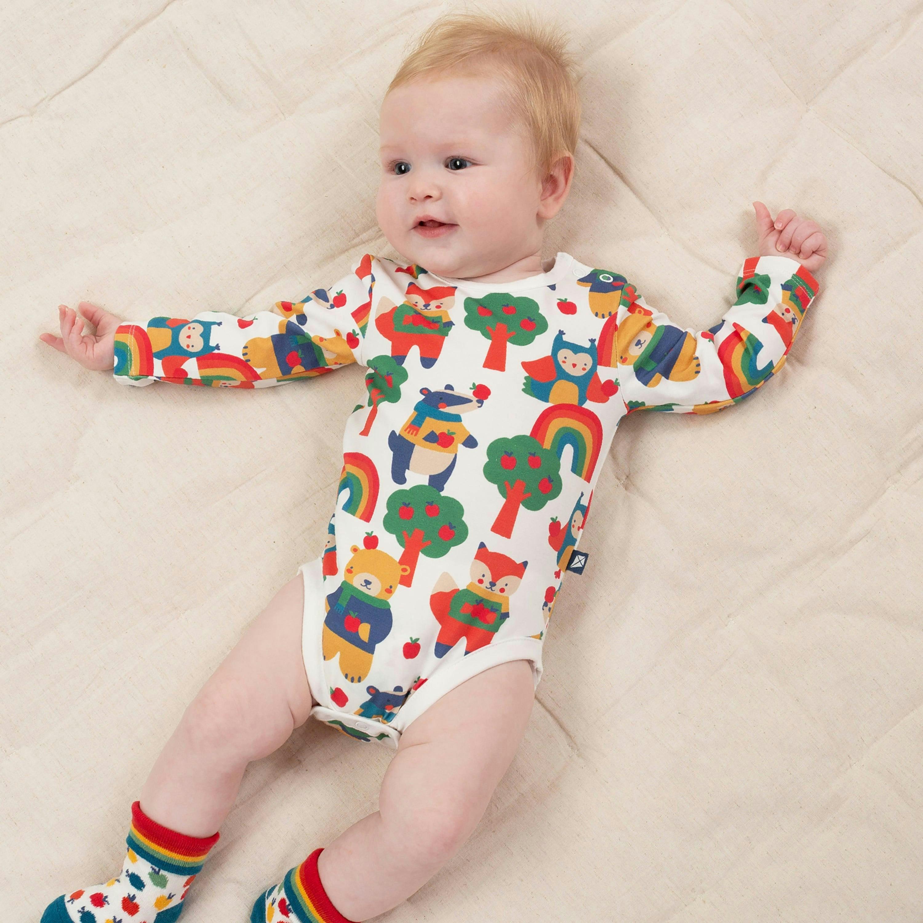 Baby Organic Little Orchard Bodysuit , view 2 of 4