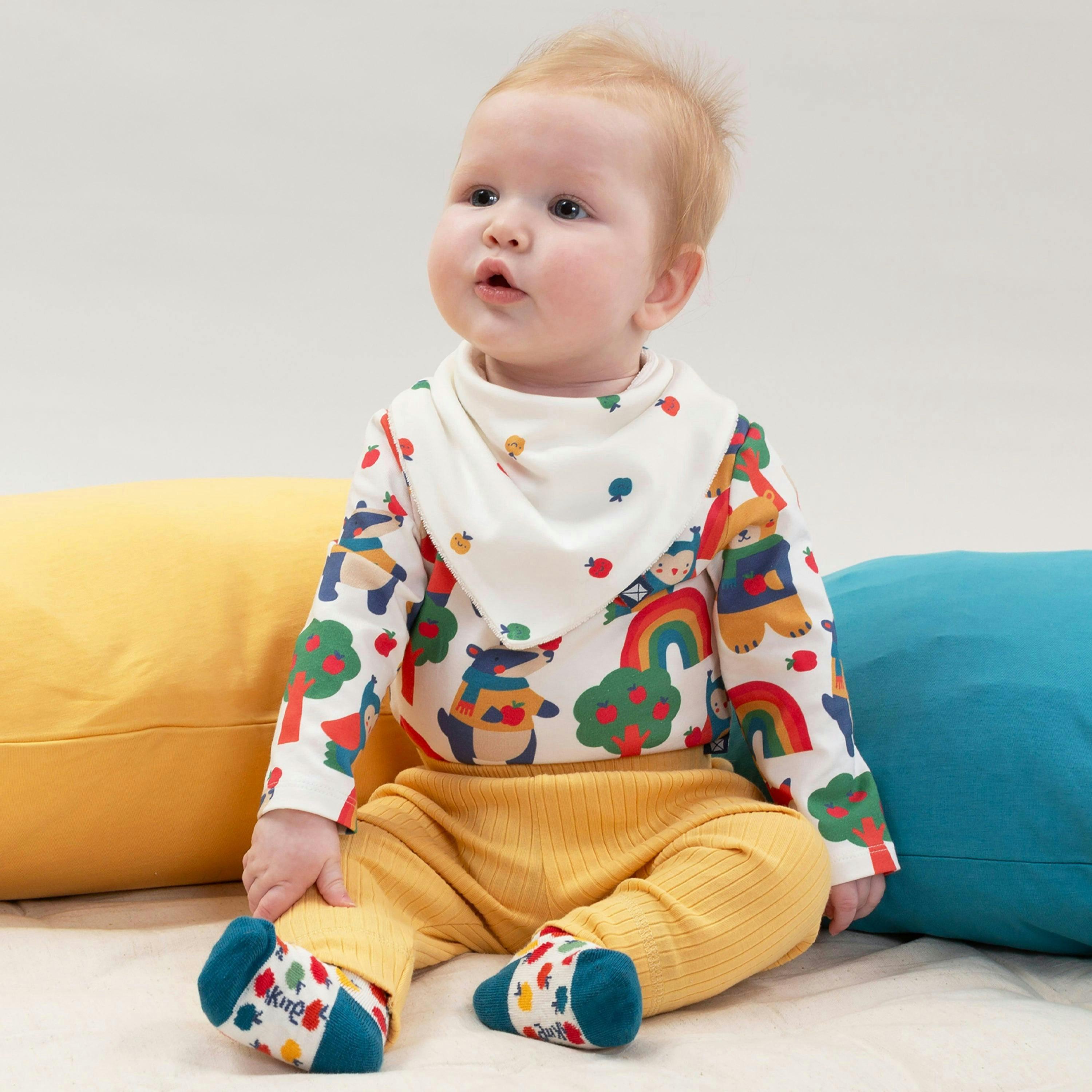 Baby Organic Little Orchard Bodysuit , view 3 of 4