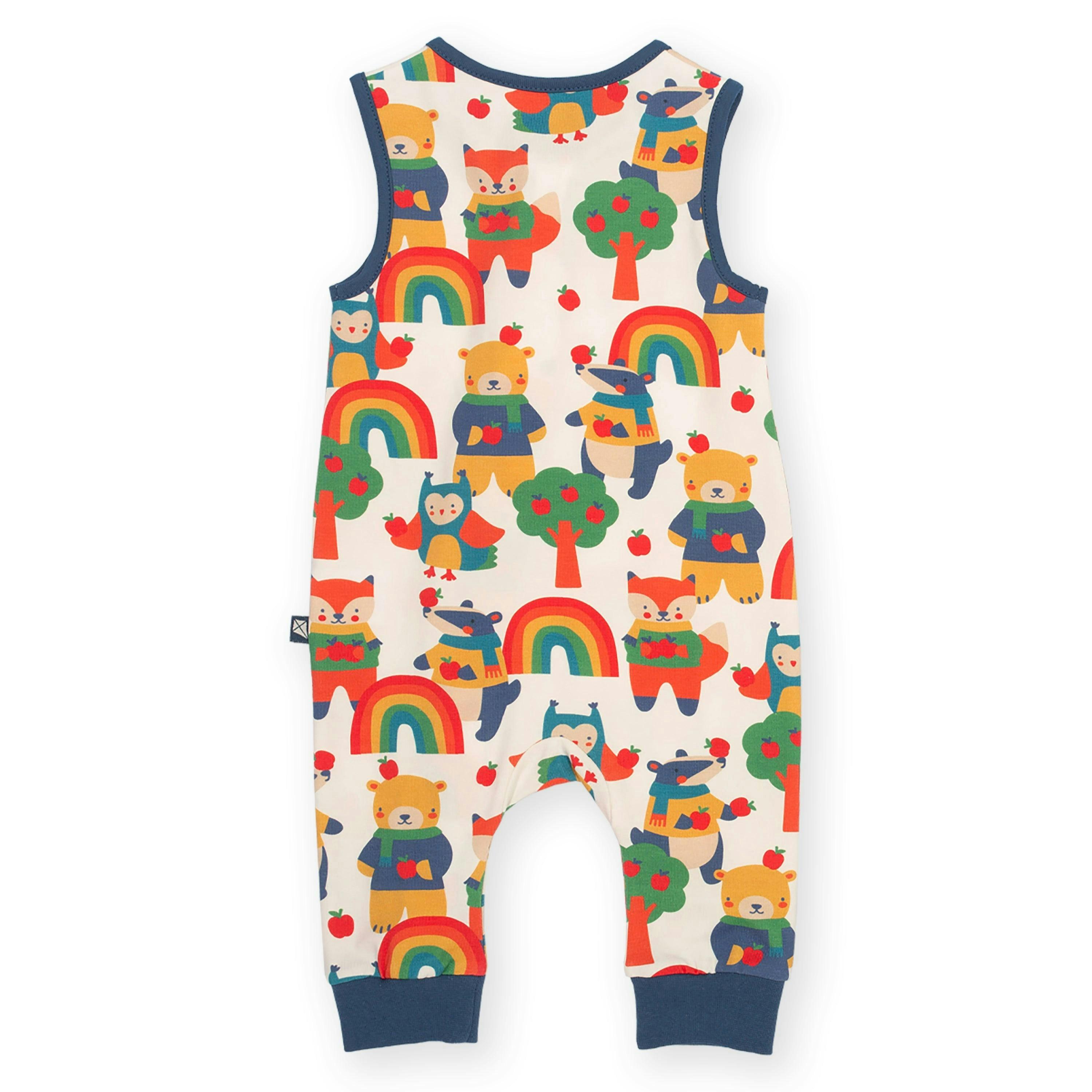 Baby Organic Little Orchard Dungarees , view 3 of 3