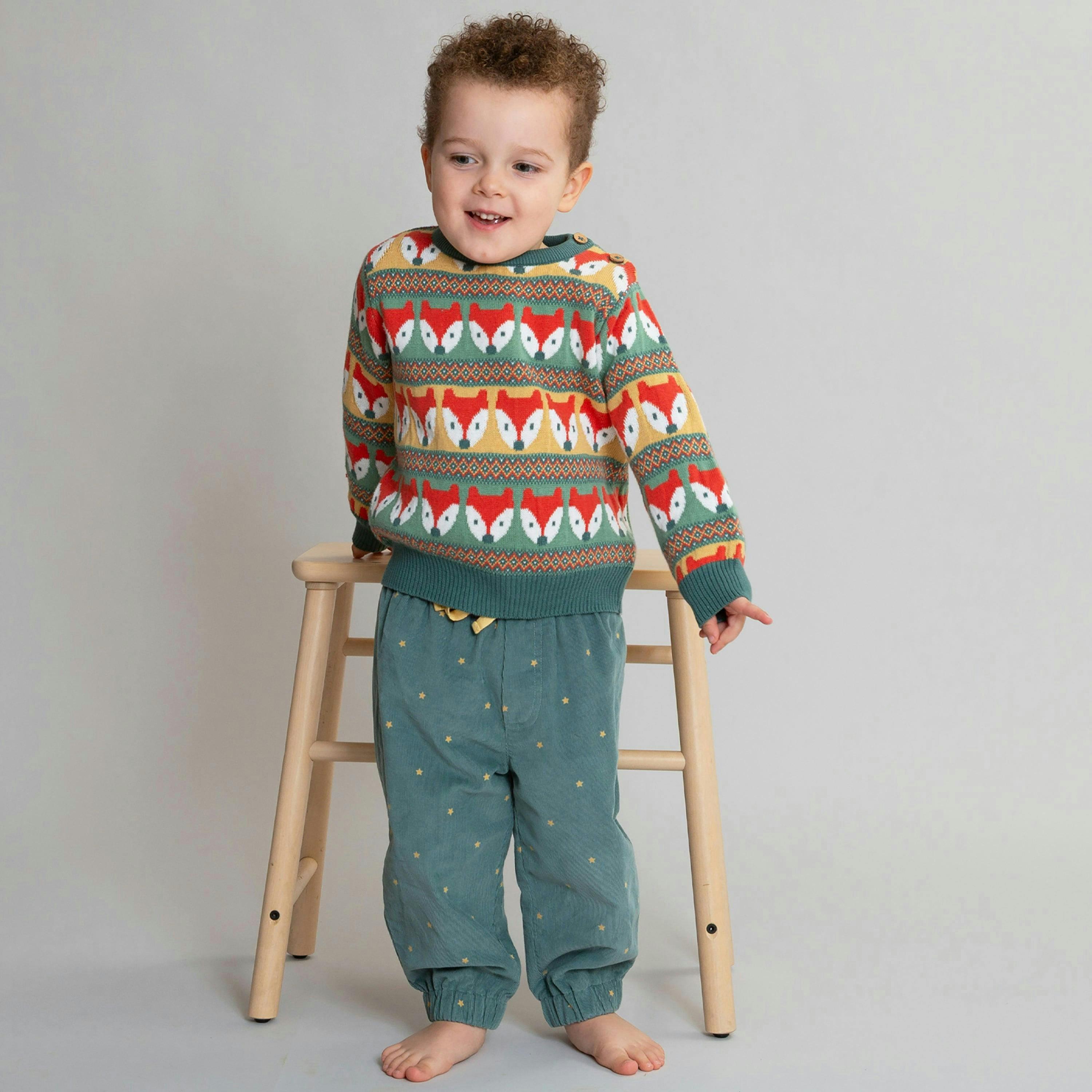 Kids Organic Stargaze Cosy Cords , view 2 of 4