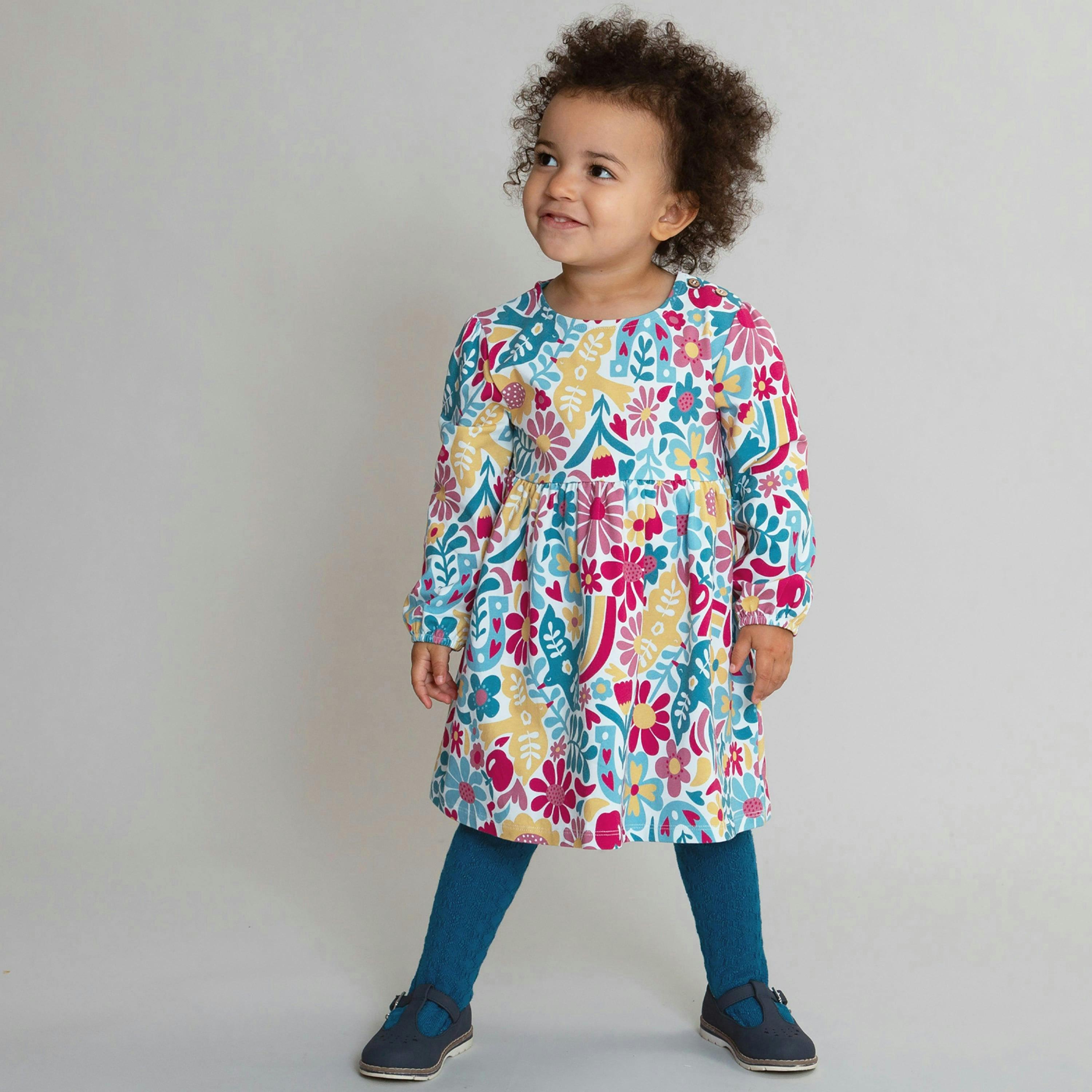 Kids Organic Be Lucky Dress , view 2 of 3
