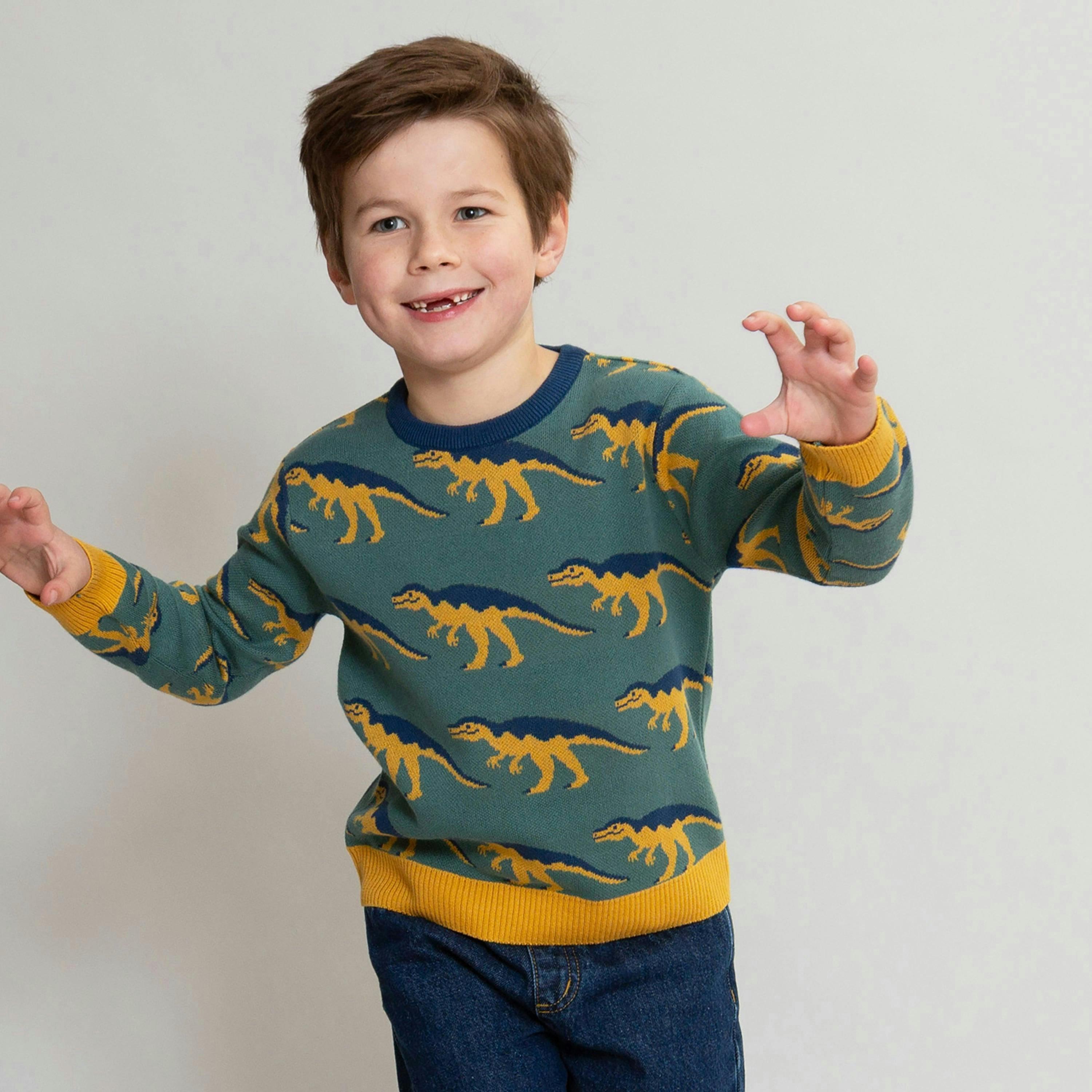 Kids Organic Big Ally Jumper , view 2 of 3