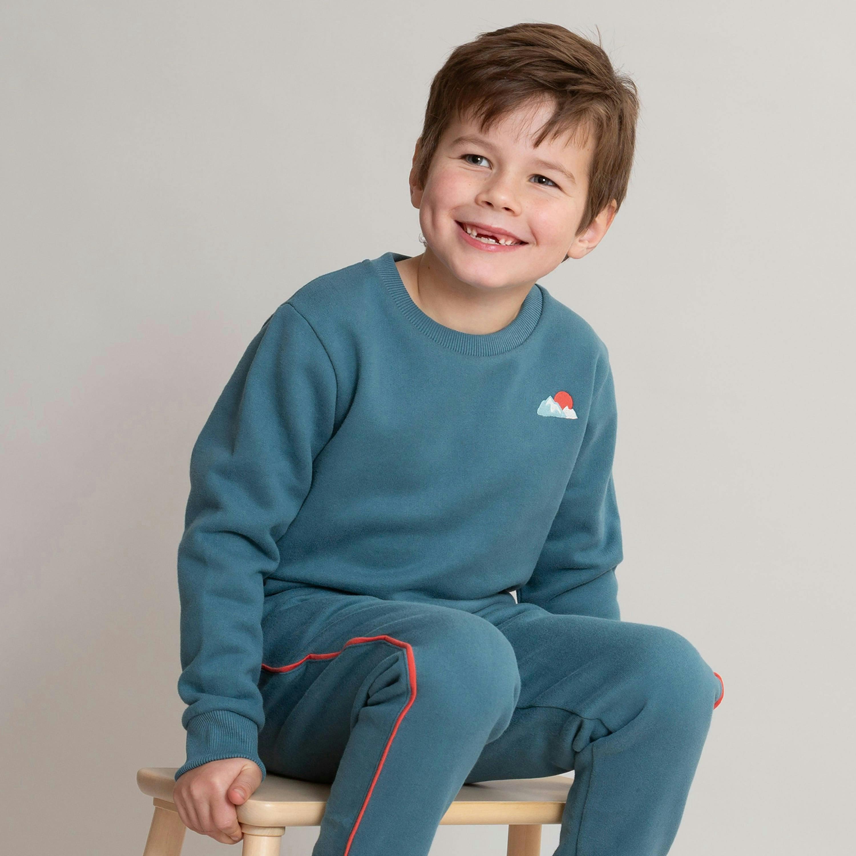 Kids Organic Sunrise Sweatshirt , view 2 of 3