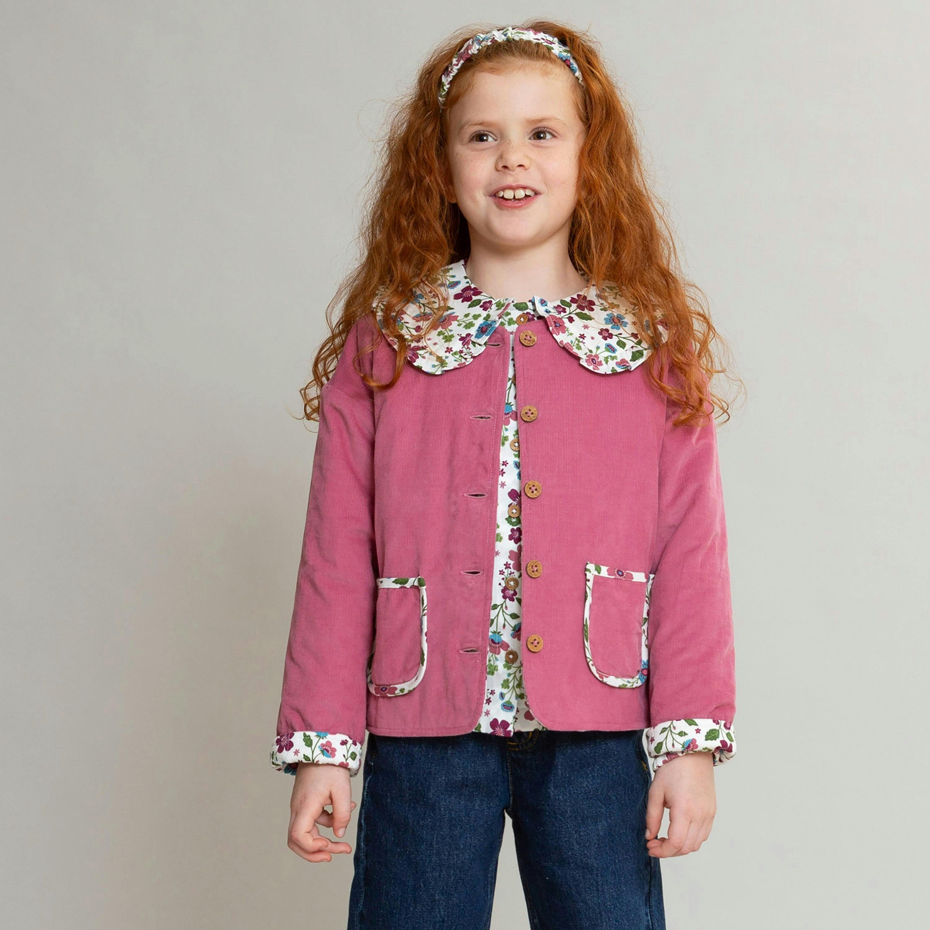 Kids Organic Clover Quilted Jacket , view 2 of 5