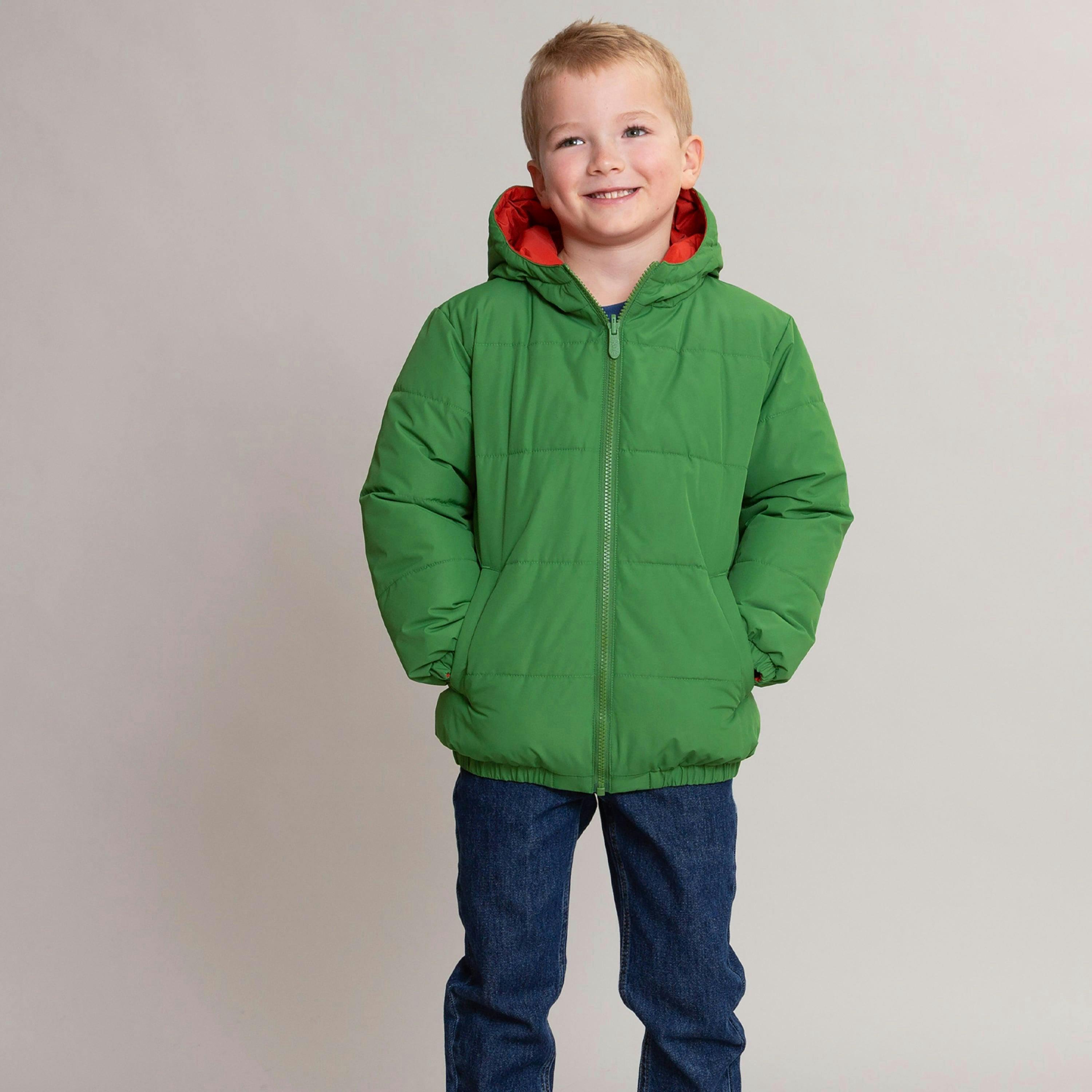 Kids Stargaze Reversible Cocoon Coat , view 5 of 6