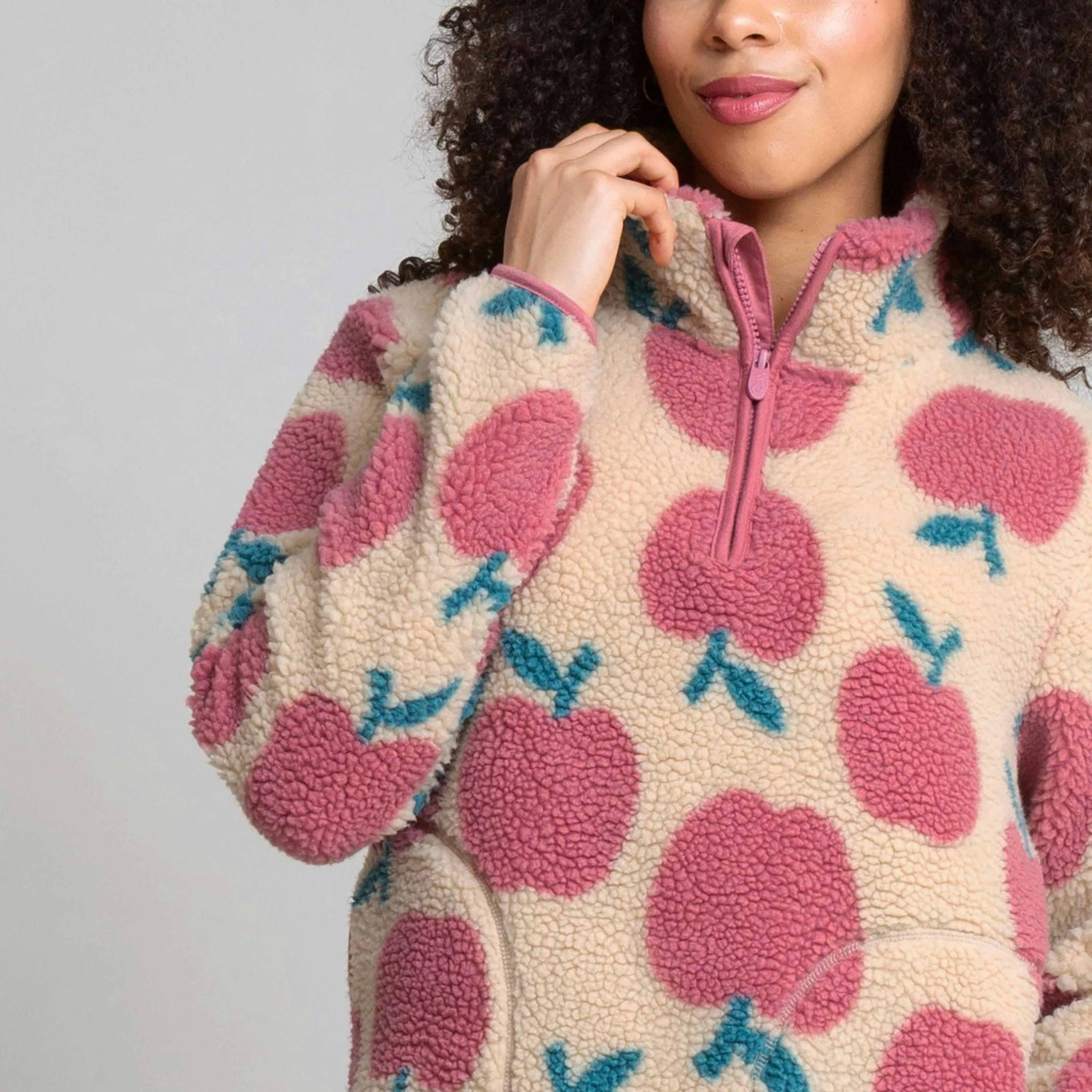 Apples Purbeck 1/4 Zip Teddy Fleece , view 4 of 6