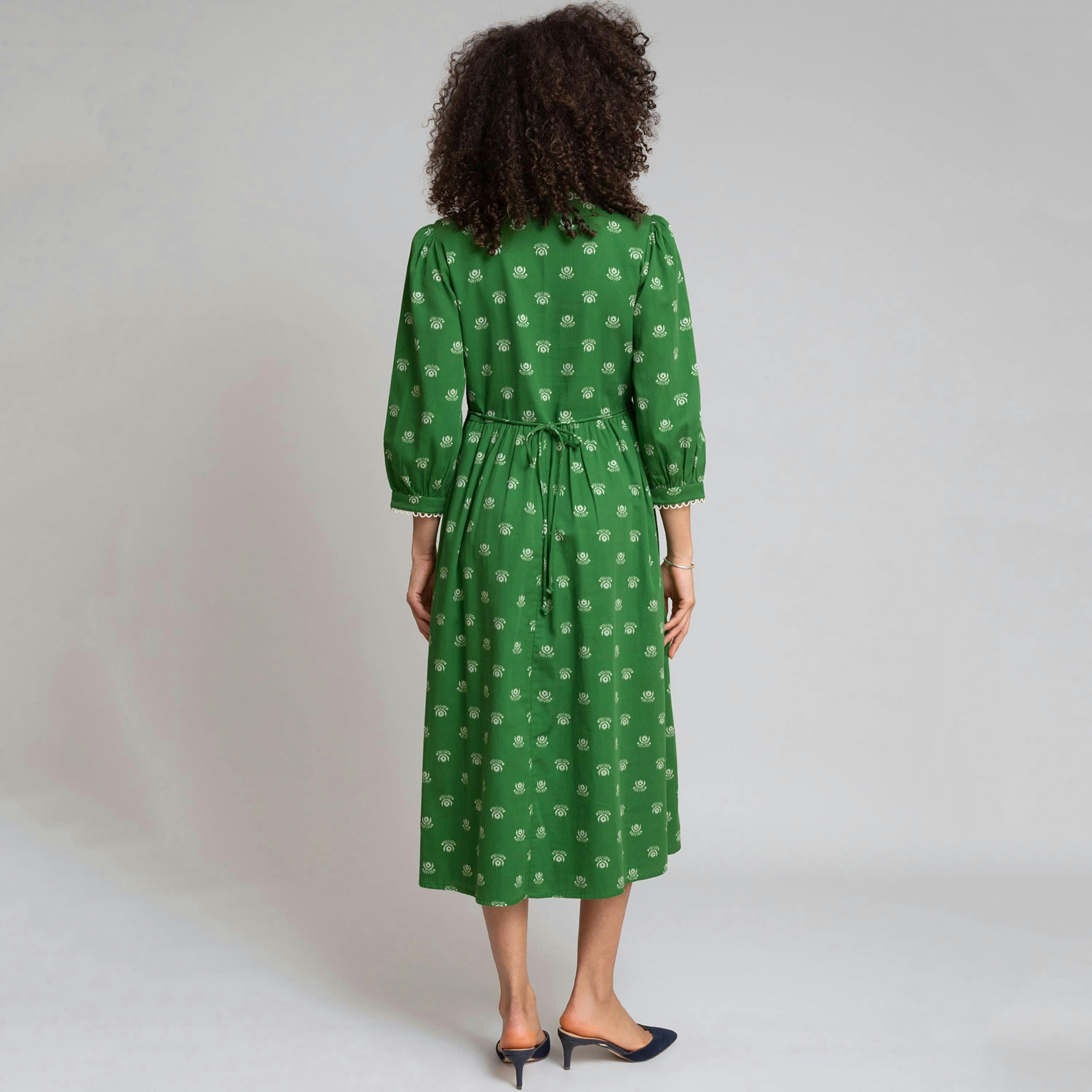 Organic Thistle Longburton Sateen Dress , view 5 of 5