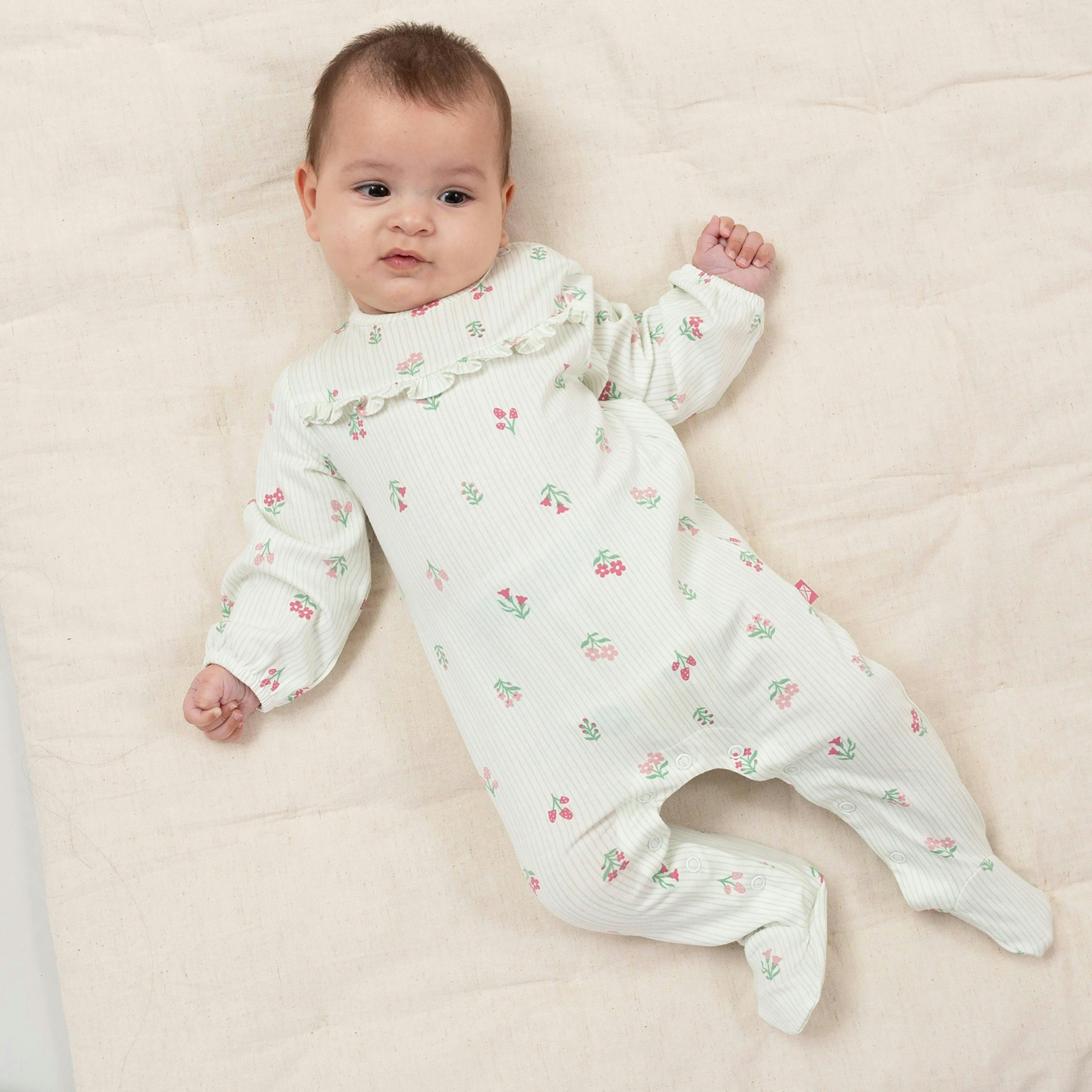 Baby Organic Pixie Glade Sleepsuit , view 2 of 3