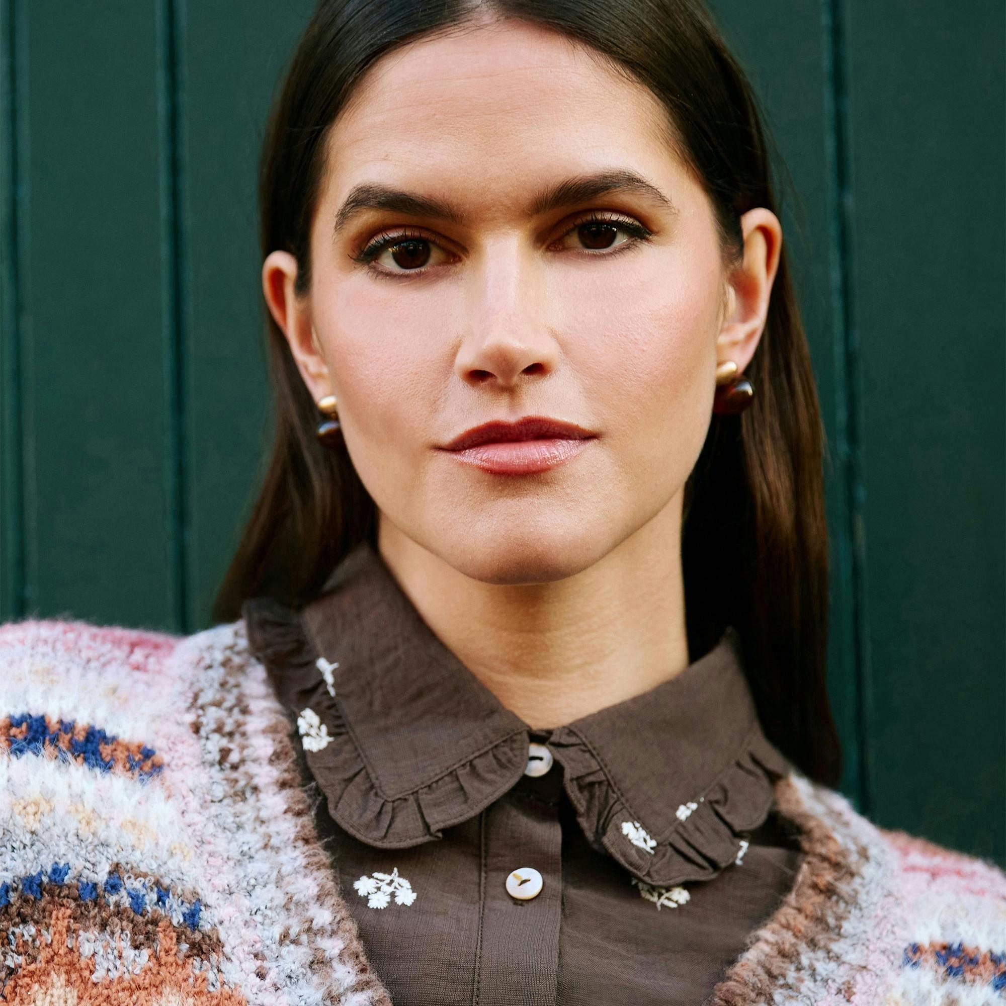 Yumi Multicolour Fairisle Relaxed Boucle Jumper , view 5 of 5