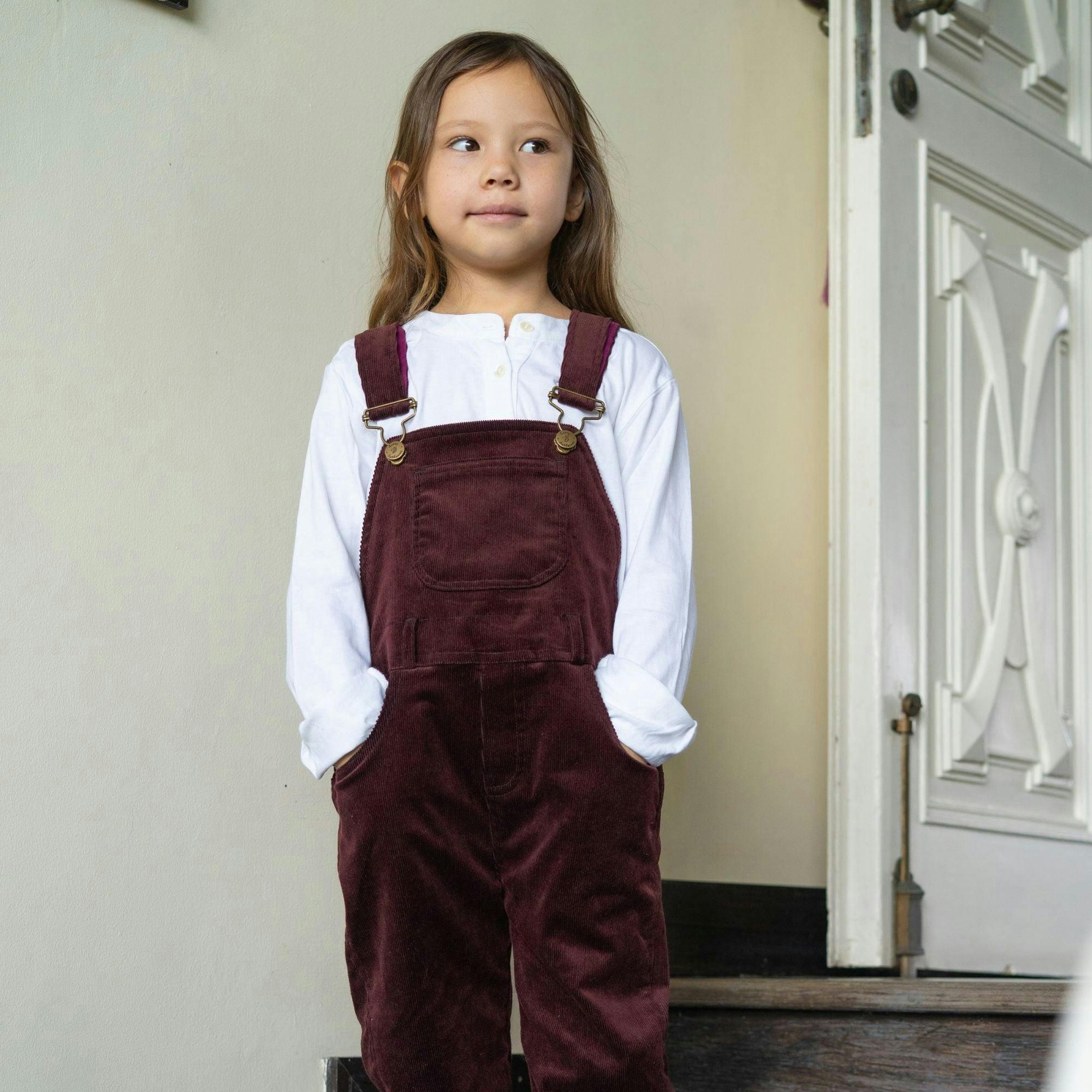 Elderberry Corduroy Dungarees , view 6 of 6