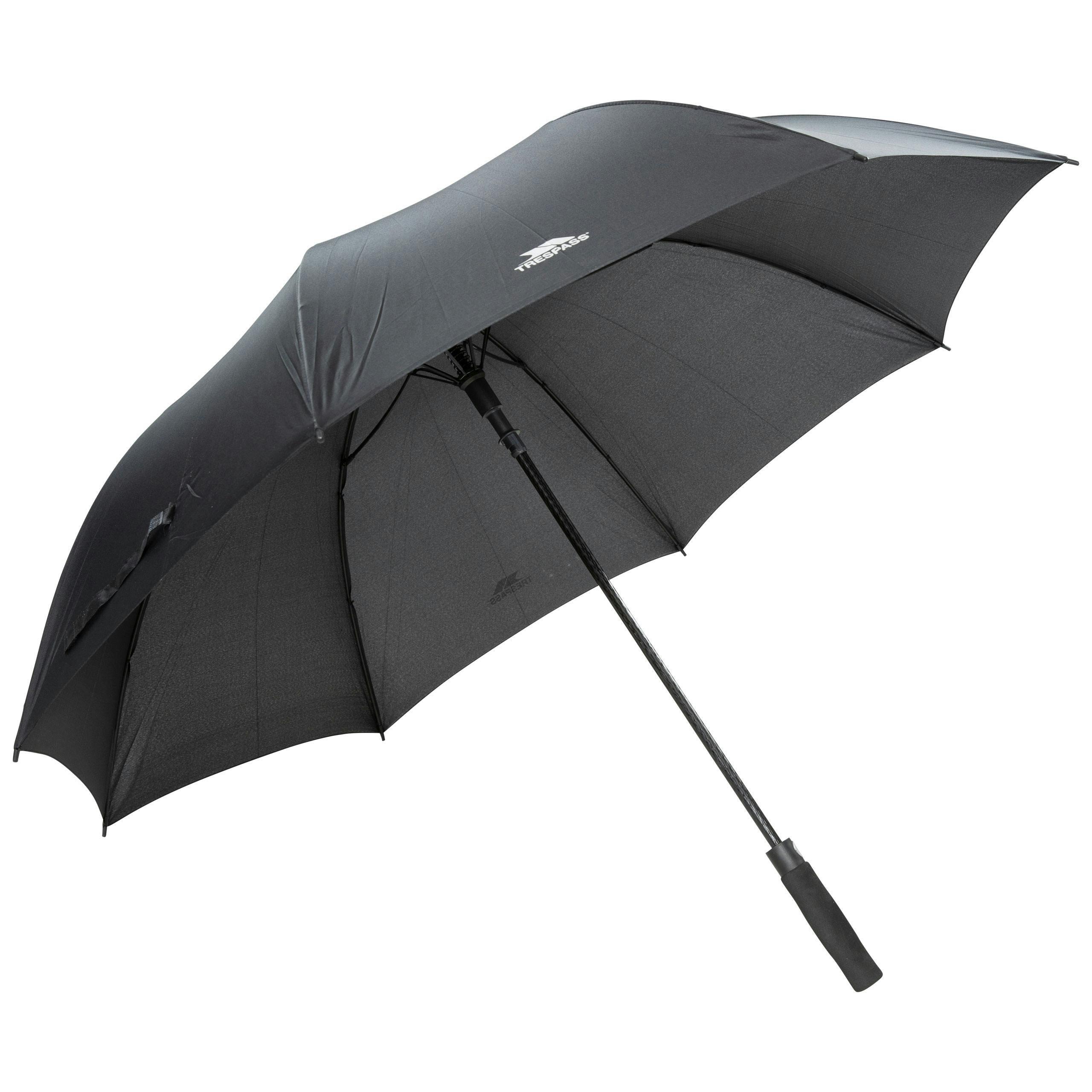 Trespass Windproof Golf Umbrella 51 Inch Birdie In Black , view 2 of 6