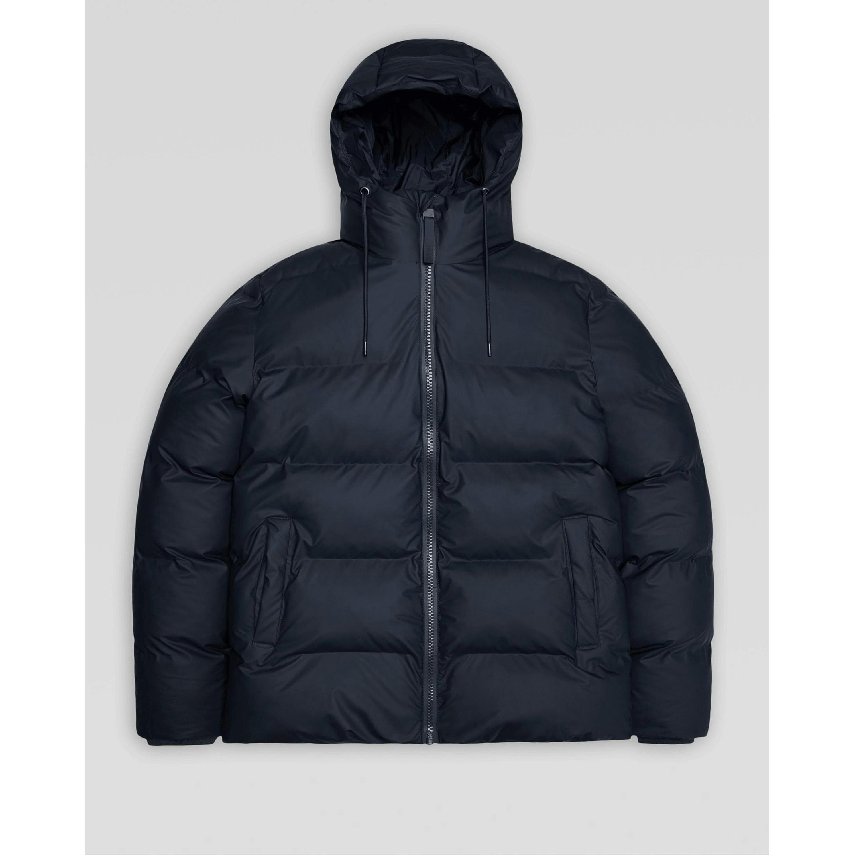 Rains Puffer Jacket  in Grey , view 3 of 6