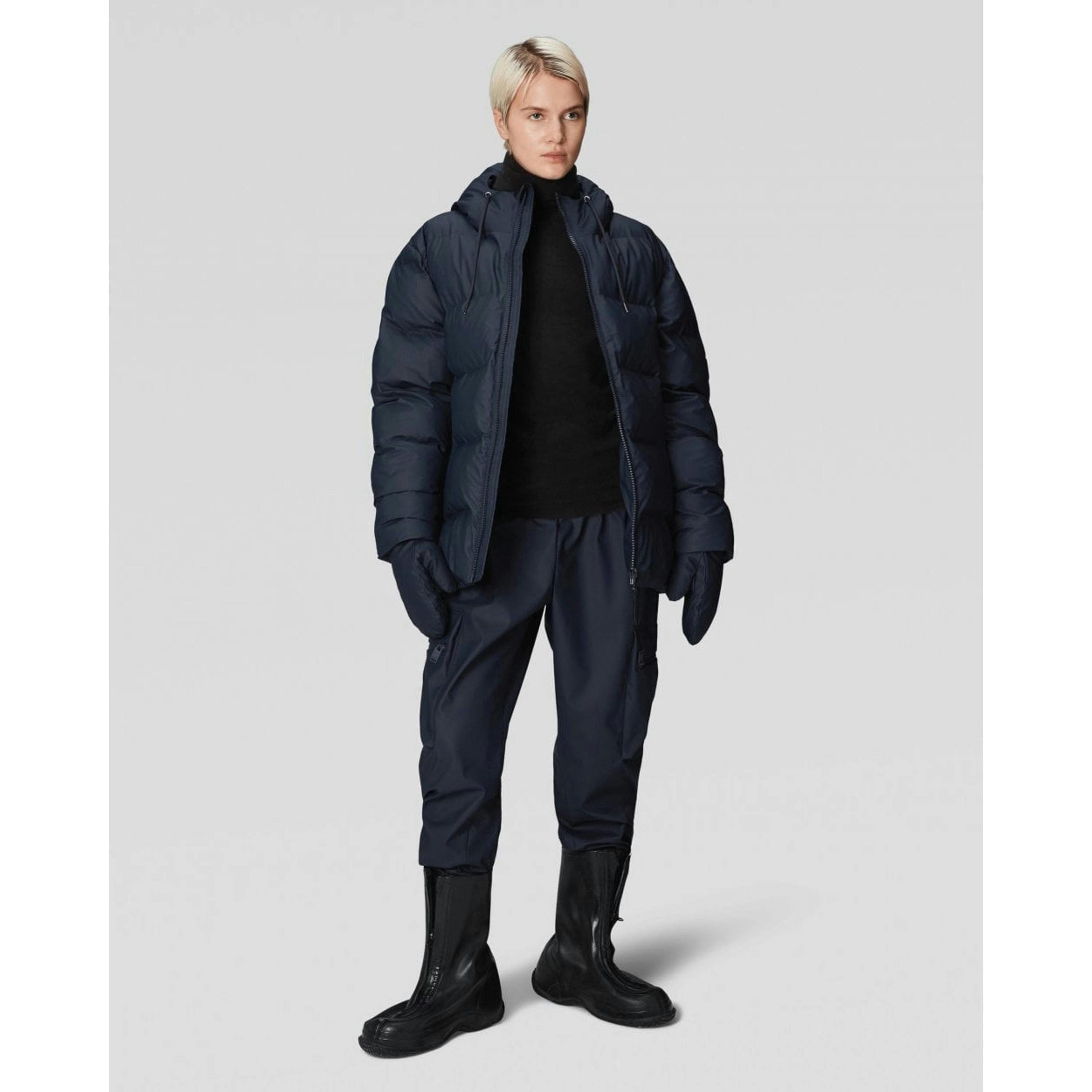 Rains Puffer Jacket  in Grey , view 6 of 6