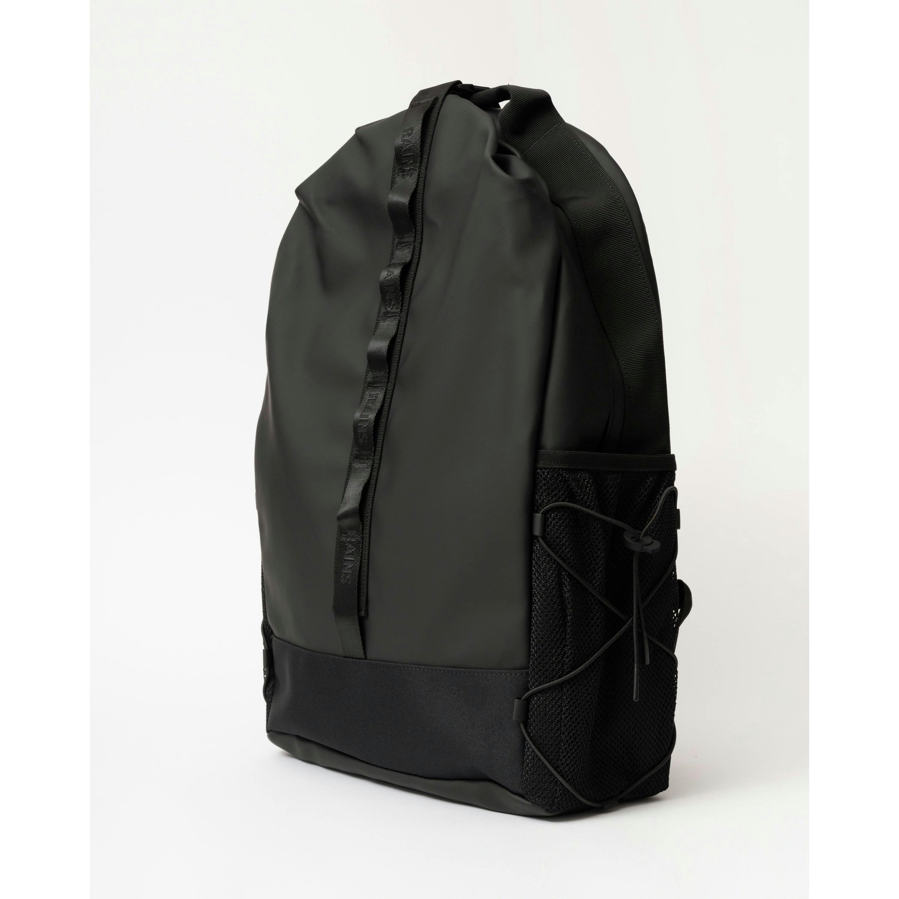Rains Backpack  in Black , view 2 of 6