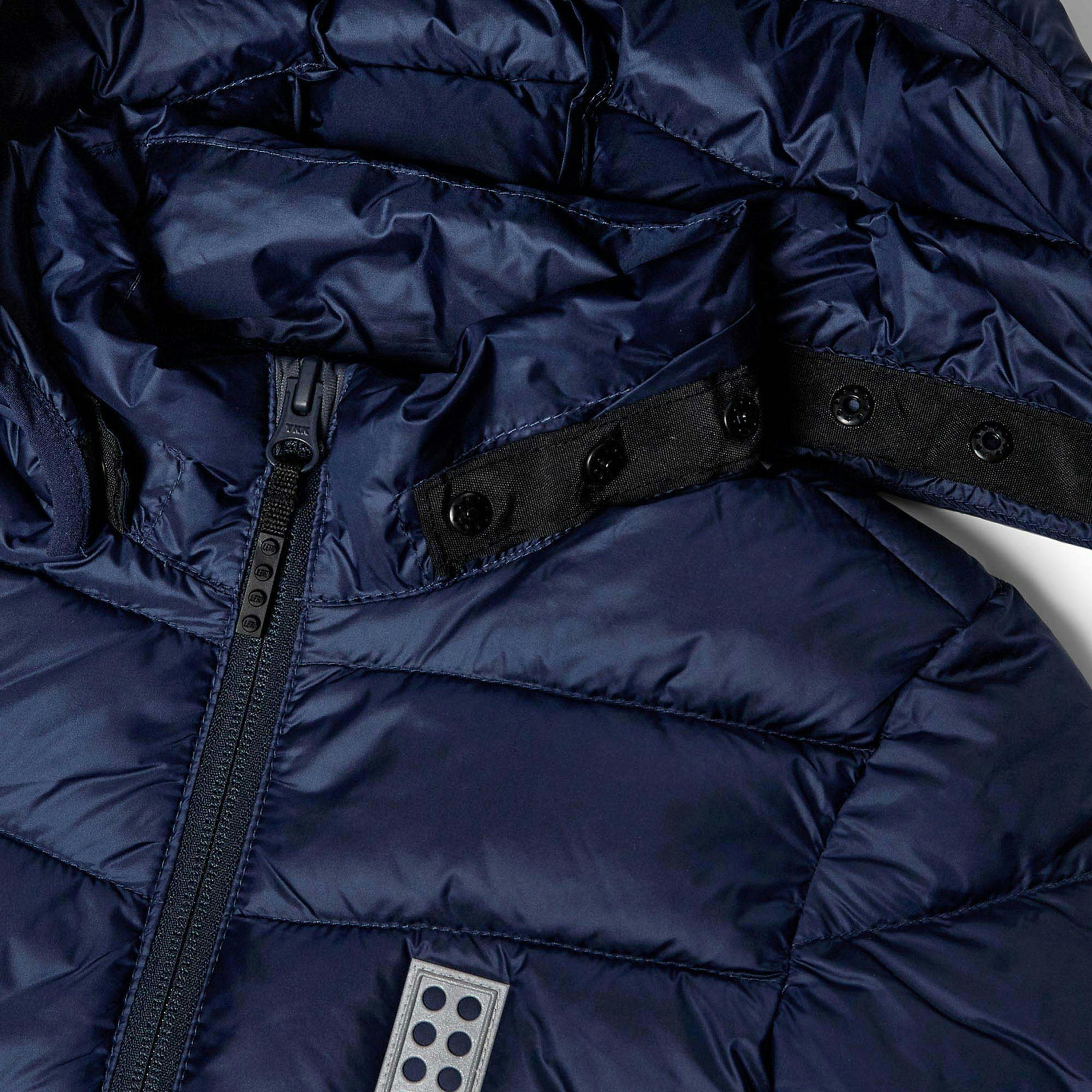 LEGO® Kids Unisex Puffer Jacket, Dark Navy , view 3 of 6