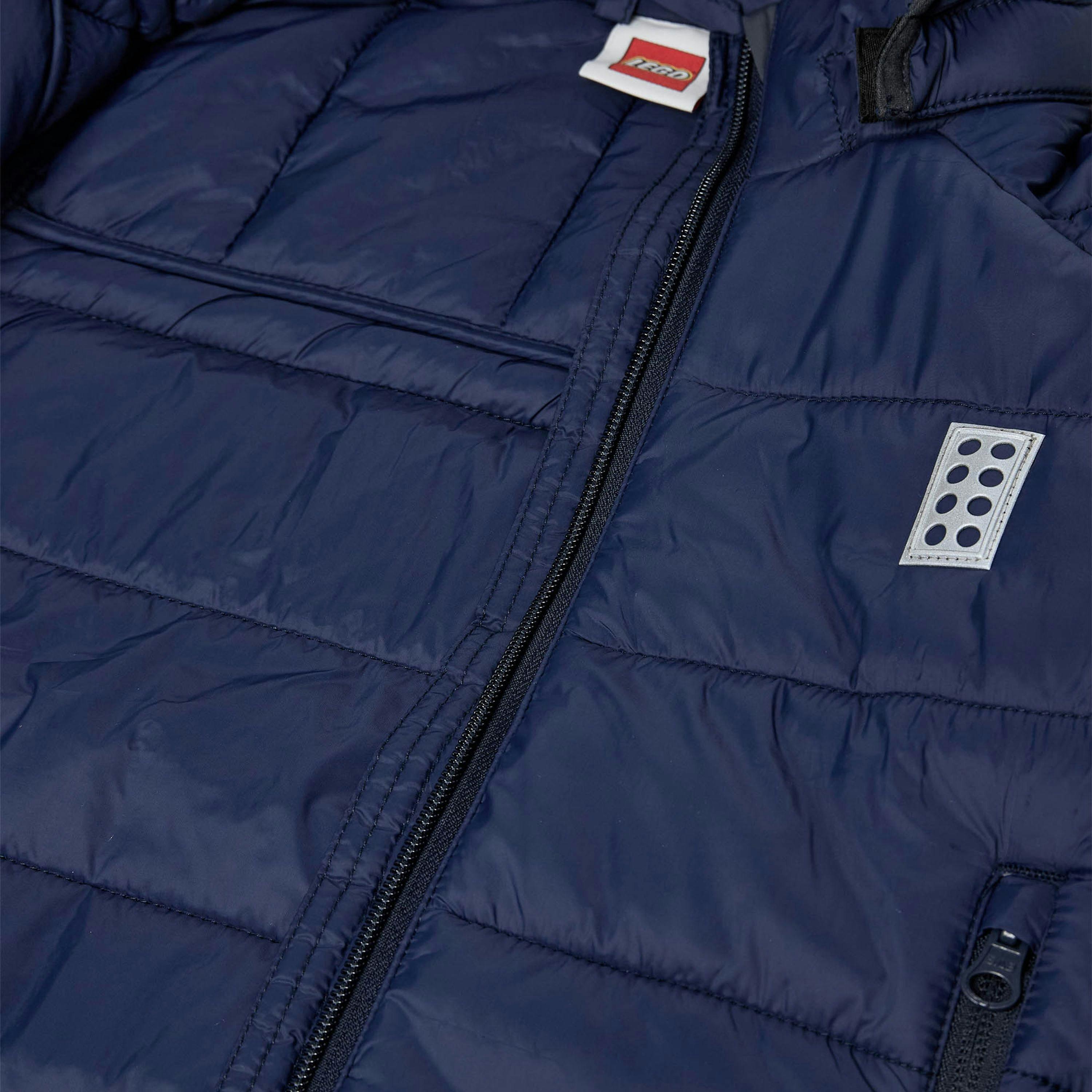 LEGO® Kids Unisex Padded Jacket, Dark Navy , view 5 of 6