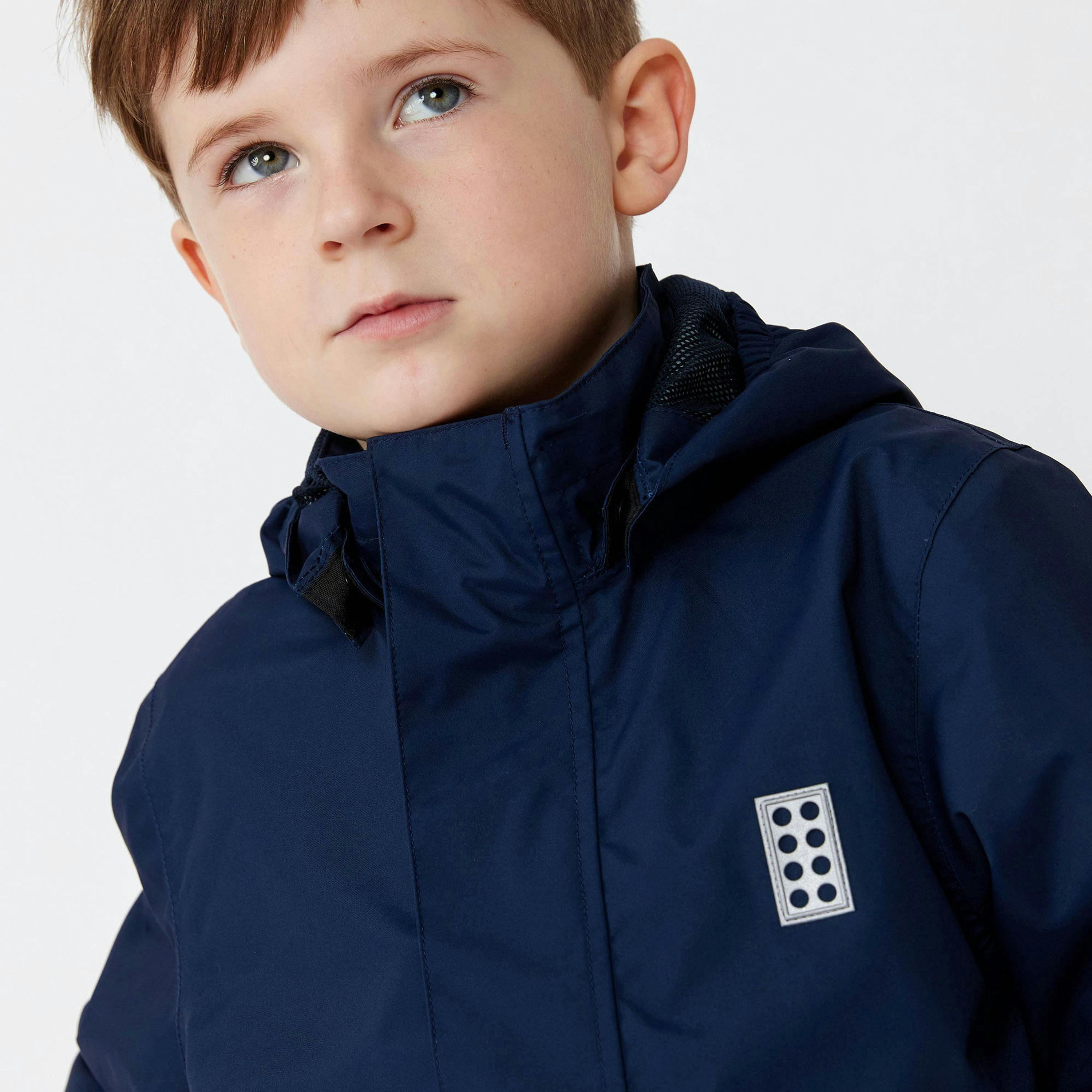 LEGO® Kids Unisex Padded Jacket, Dark Navy , view 6 of 6