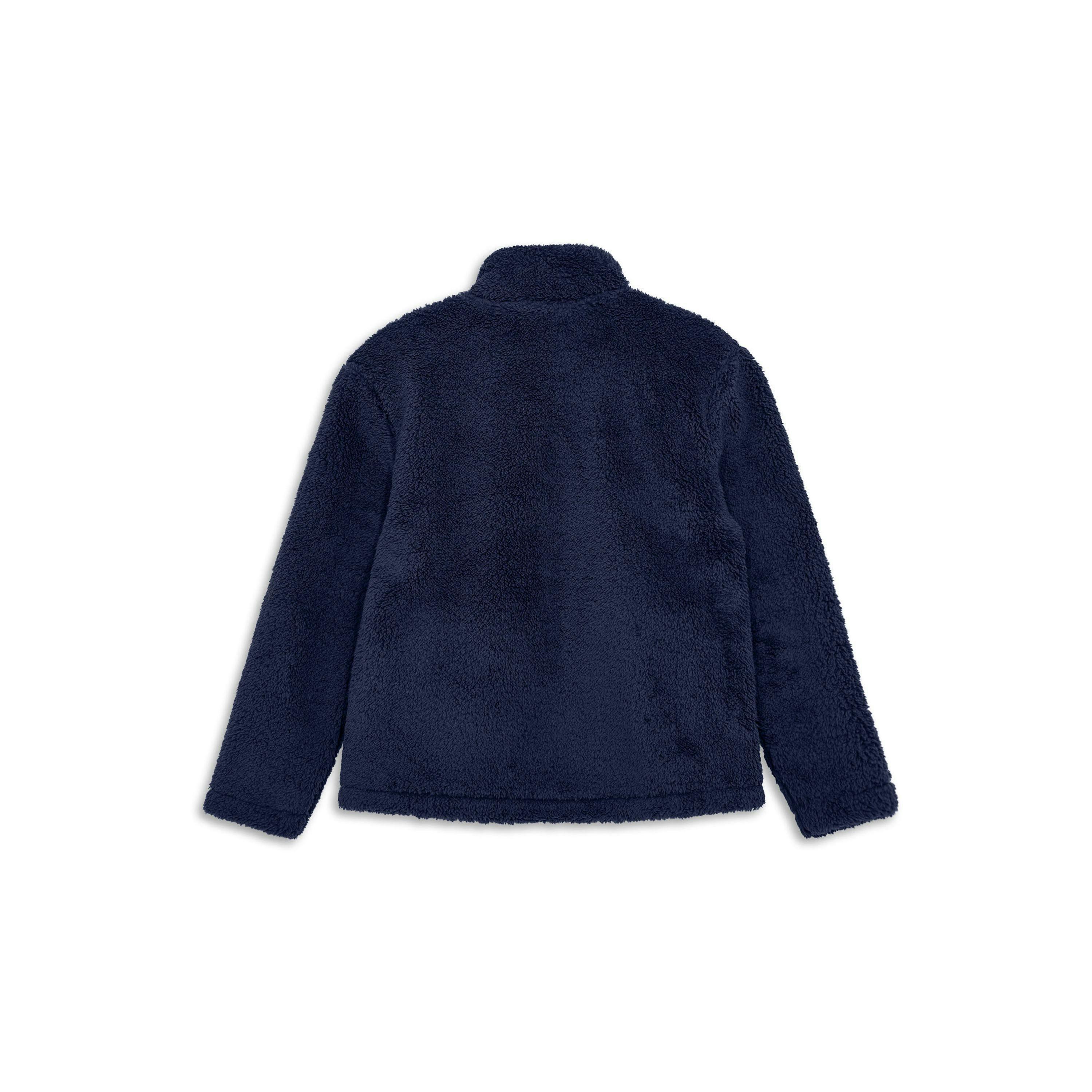 LEGO® Kids Unisex Teddy Fleece Jacket, Navy/Grey , view 2 of 5