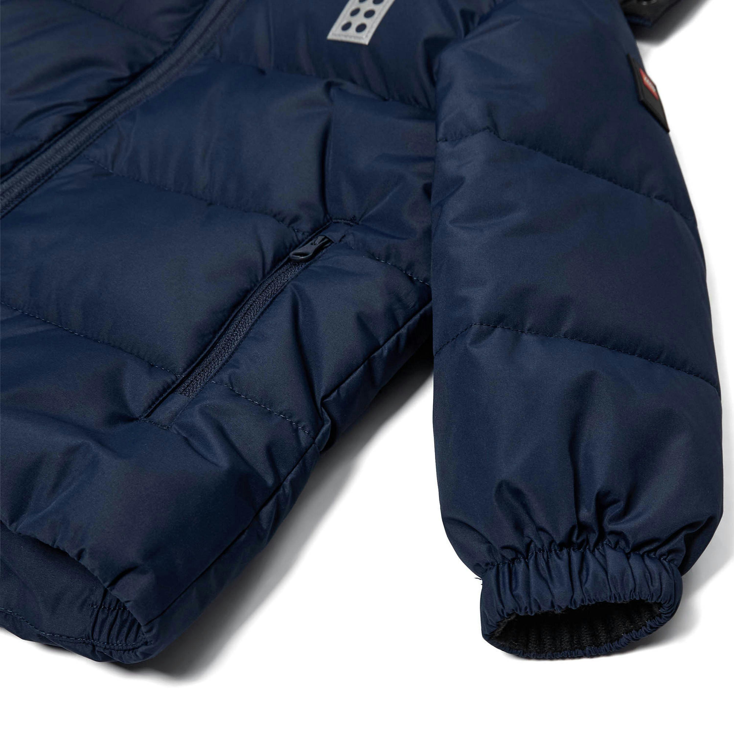 LEGO® Kids Unisex Winter Jacket, Water Repellent, Dark Navy , view 4 of 6
