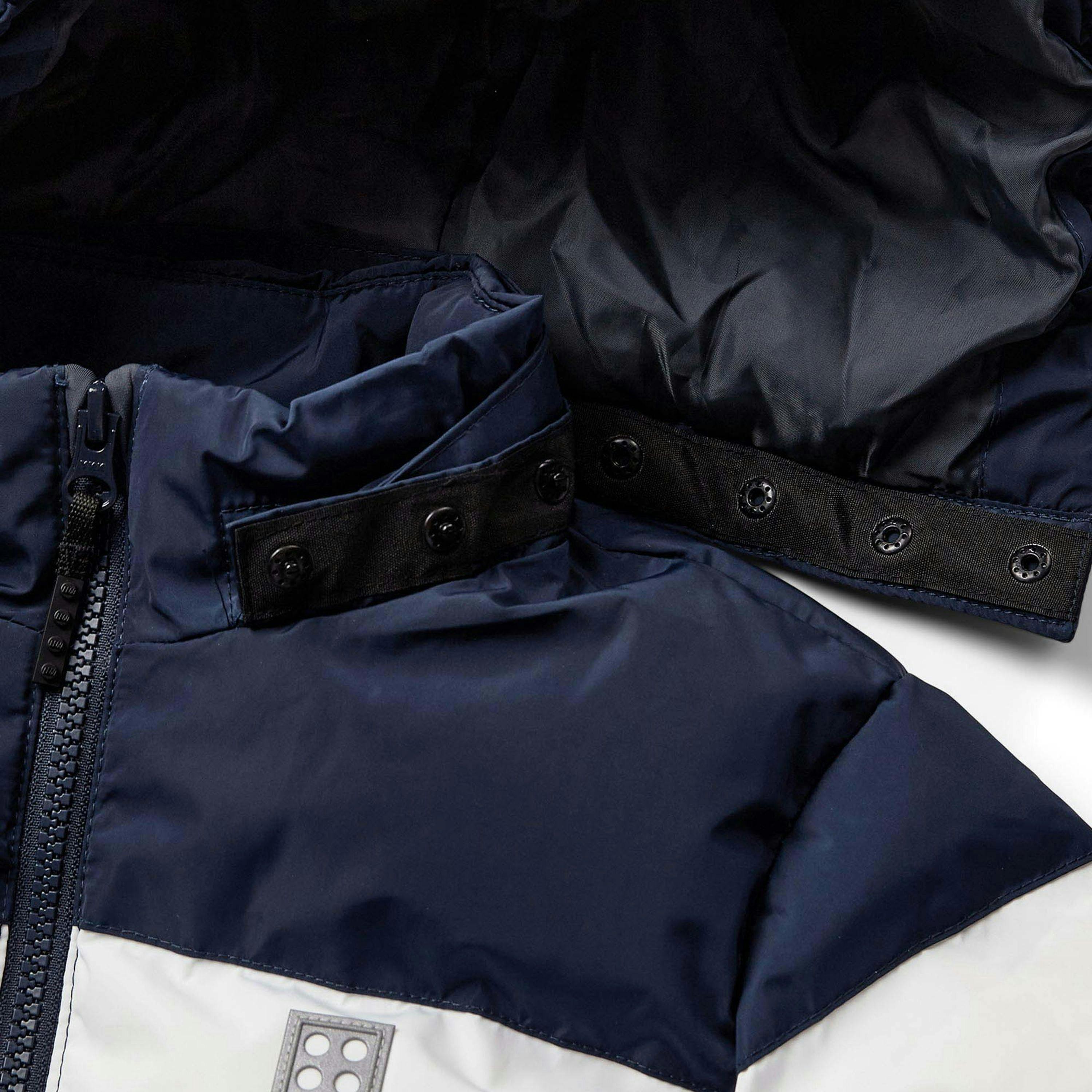 LEGO® Kids Unisex Puffer Jacket, Dark Navy , view 3 of 5