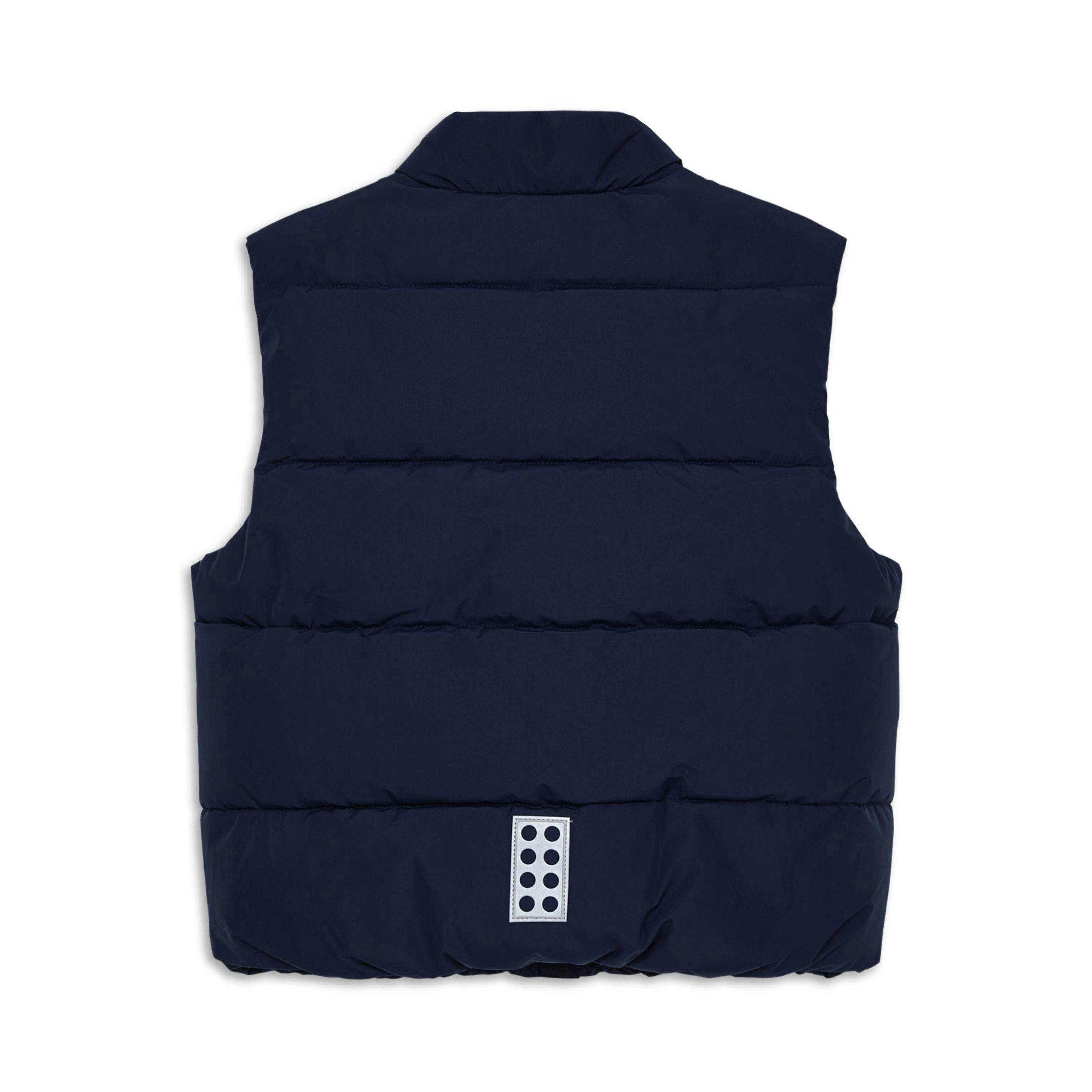 LEGO® Kids Unisex Padded Gilet, Water Repellent, Dark Navy , view 2 of 6