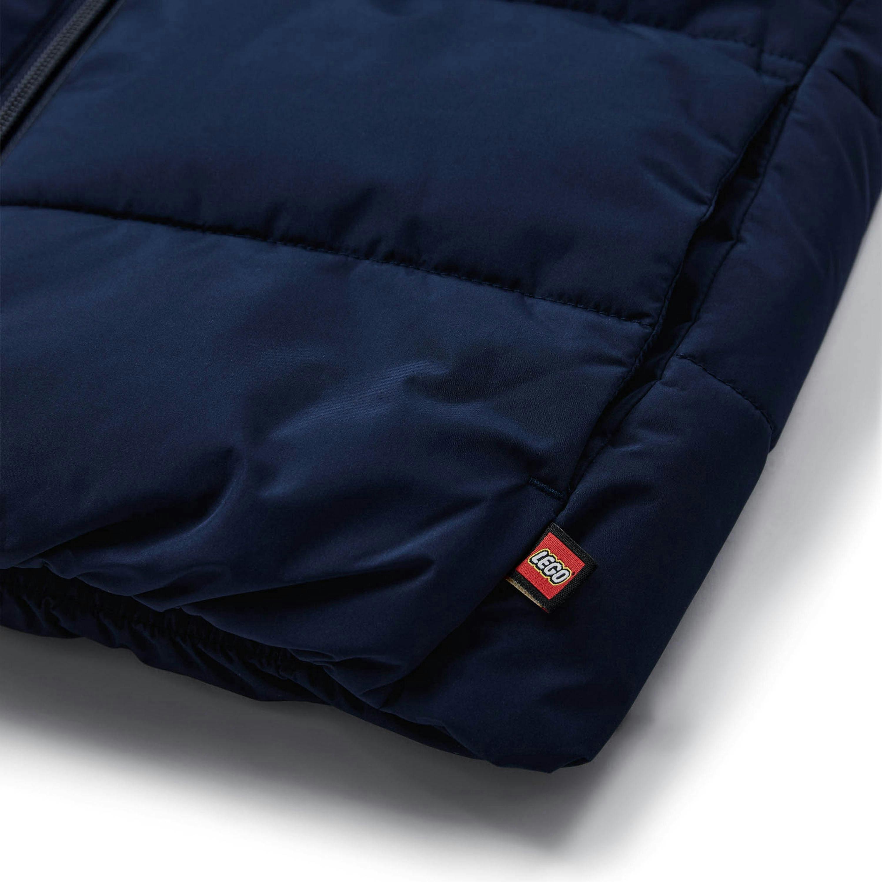 LEGO® Kids Unisex Padded Gilet, Water Repellent, Dark Navy , view 5 of 6