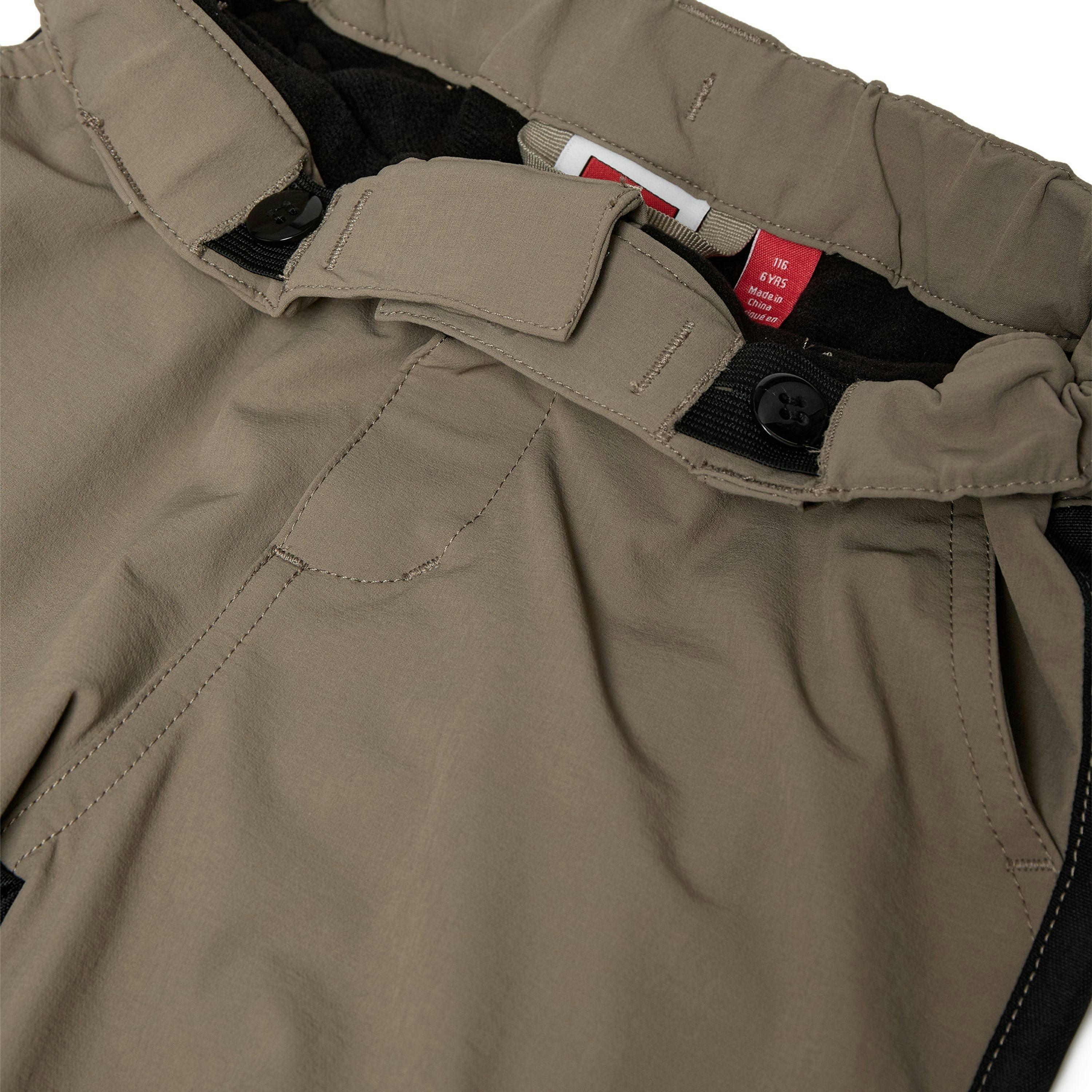 LEGO® Kids Unisex Outdoor Pants, Water Repellent, Light Brown , view 3 of 5