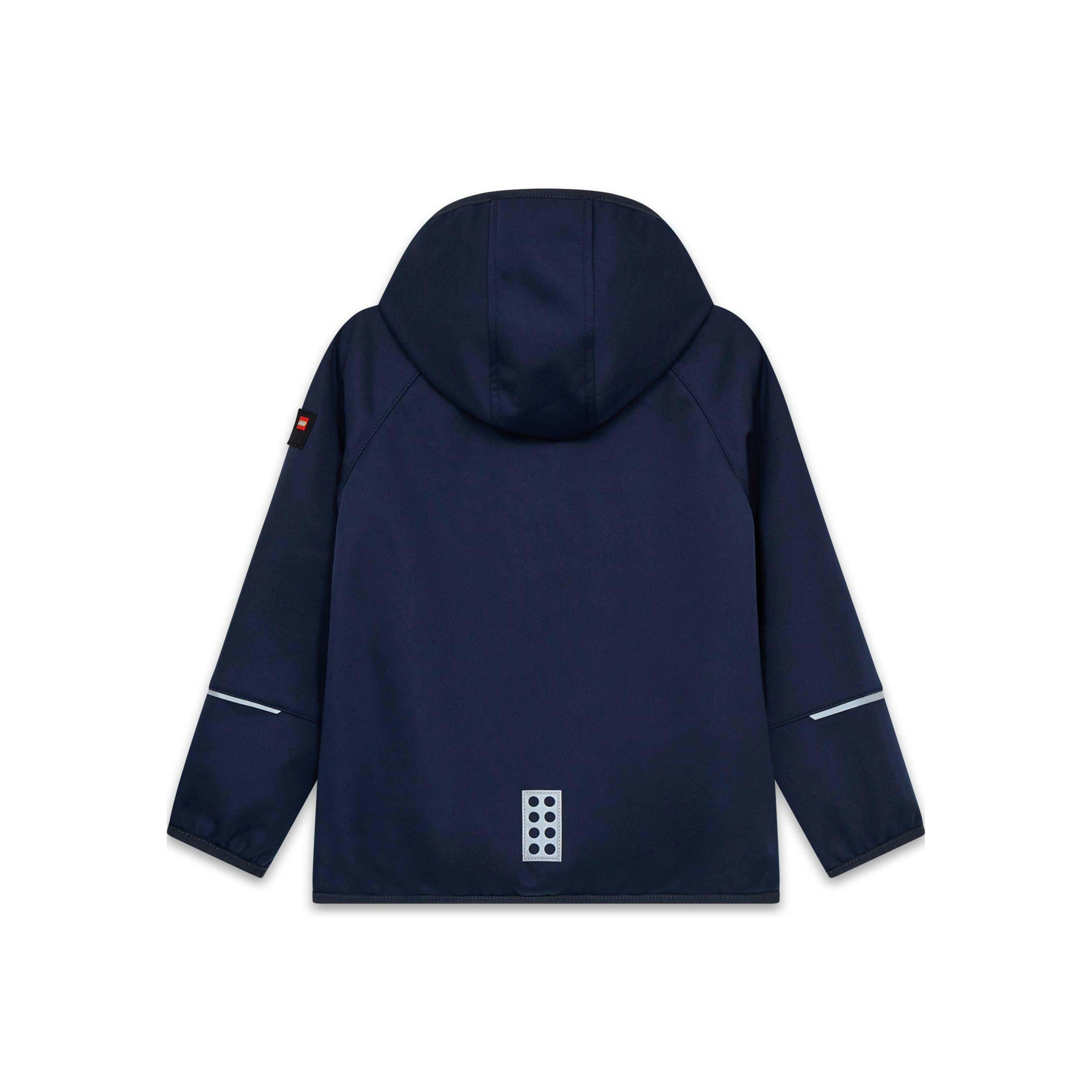 LEGO® Kids Unisex Softshell Jacket, Navy/Grey , view 2 of 6