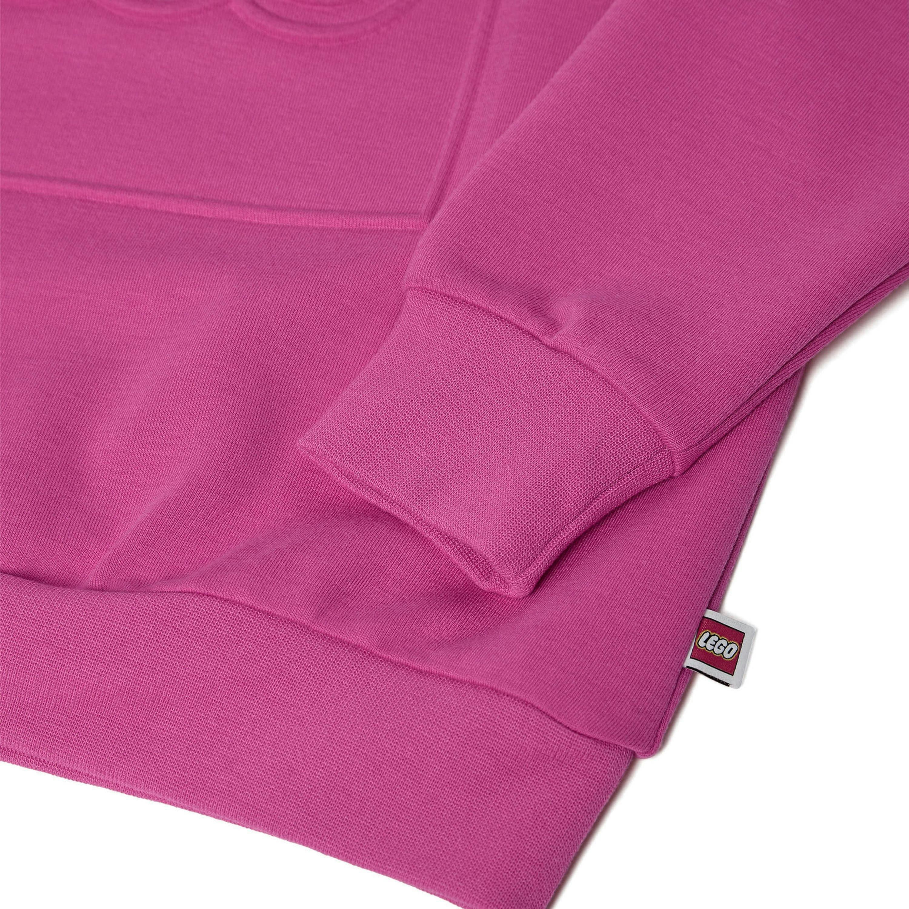 LEGO® Kids Unisex Sweatshirt, Embossed, Pink , view 4 of 5