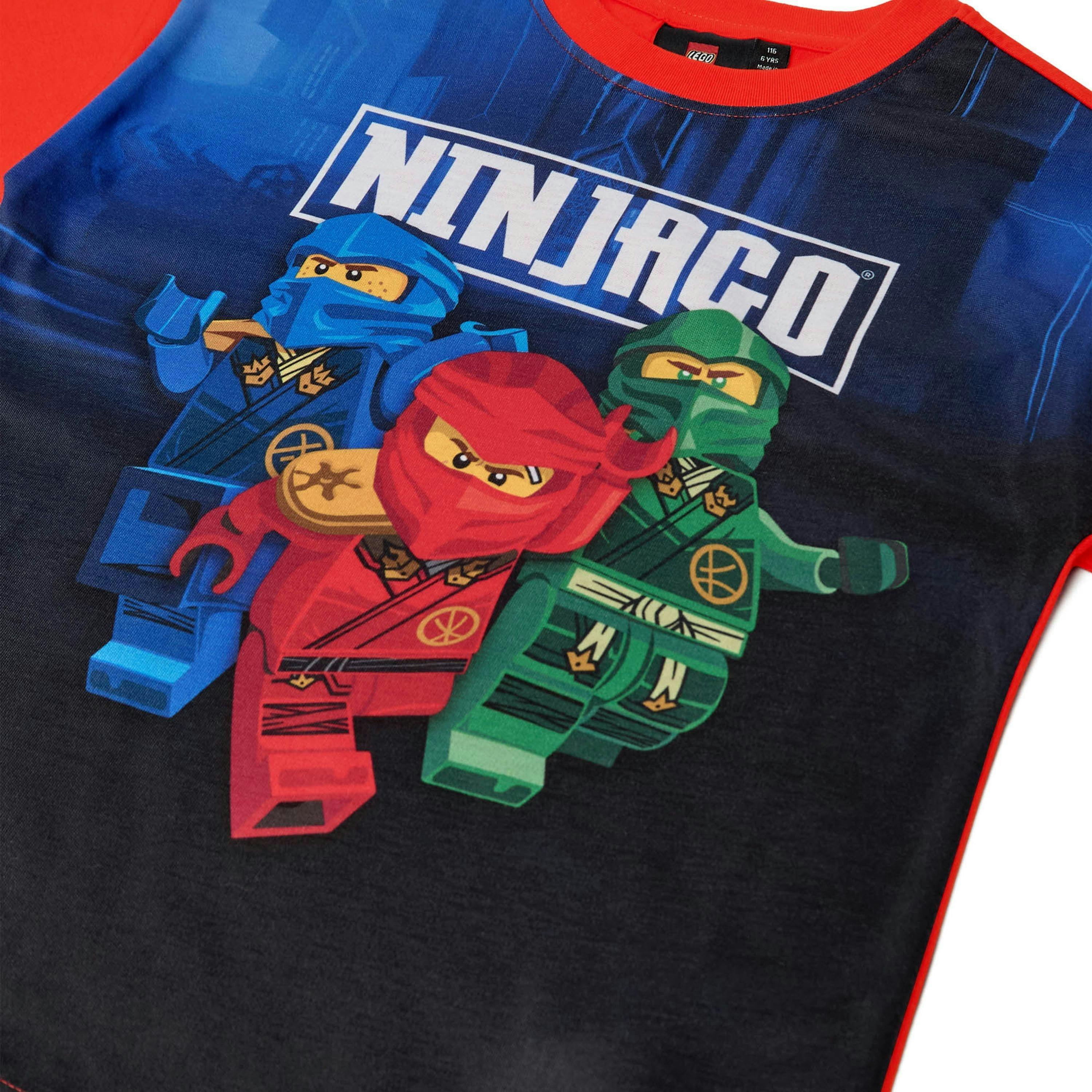 LEGO® NINJAGO® Kids Unisex Short Sleeve T-Shirt, Red , view 3 of 5