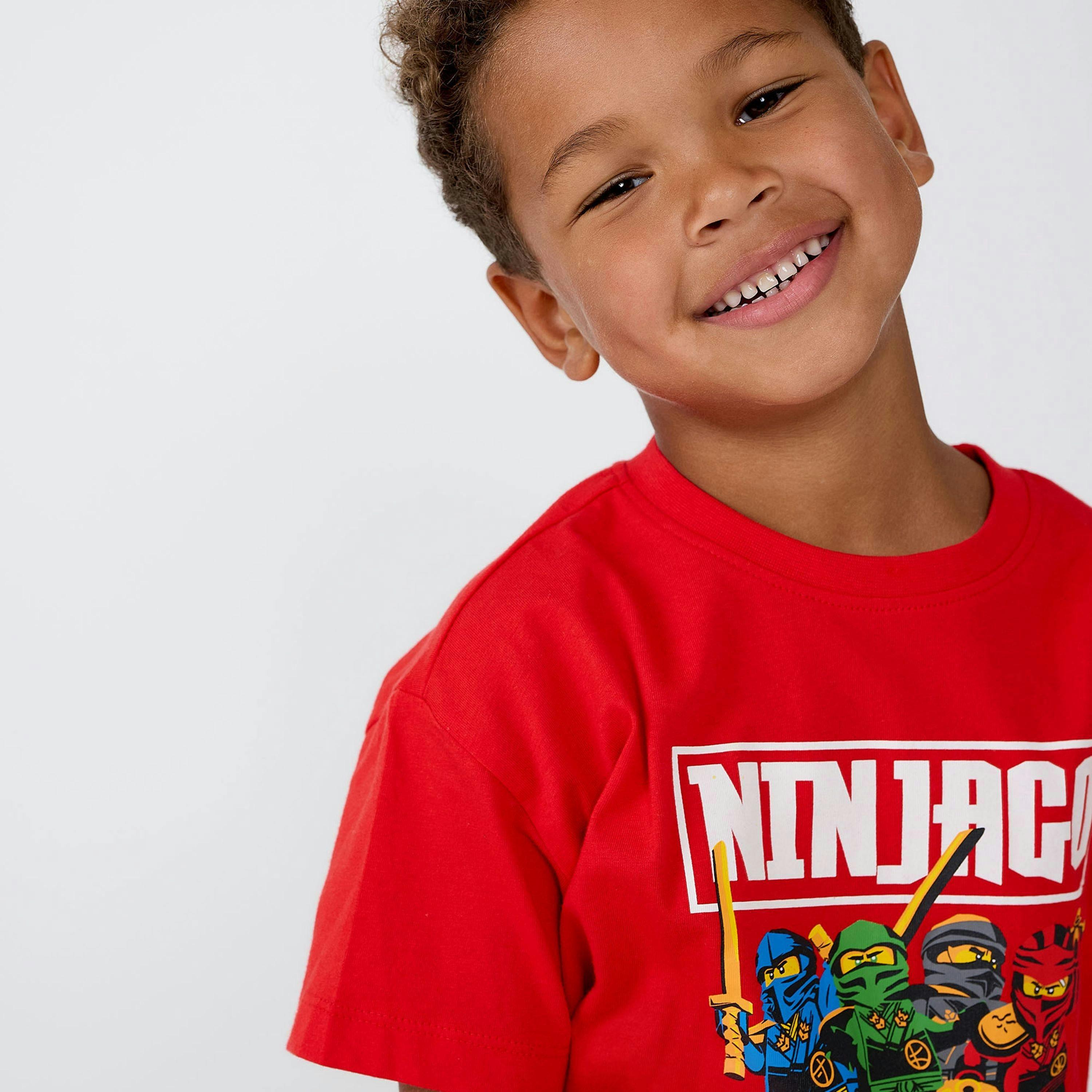 LEGO® NINJAGO® Kids Boys Short Sleeve T-Shirt, Red , view 5 of 6