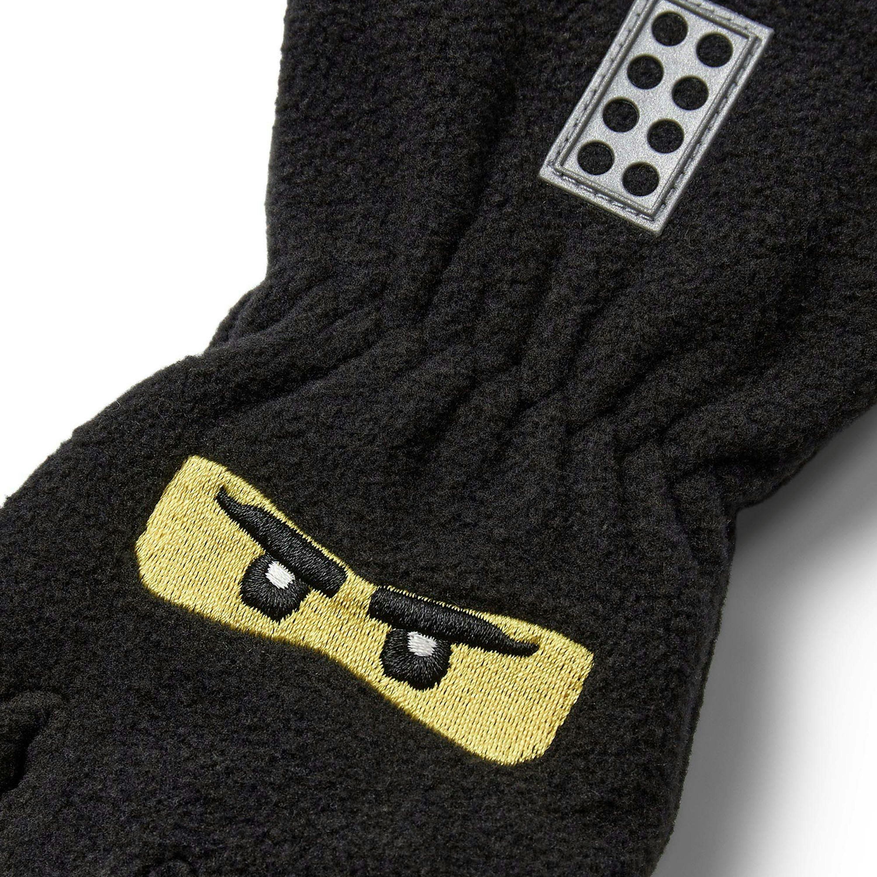 LEGO® NINJAGO® Kids Unisex Fleece Gloves, Black , view 3 of 5