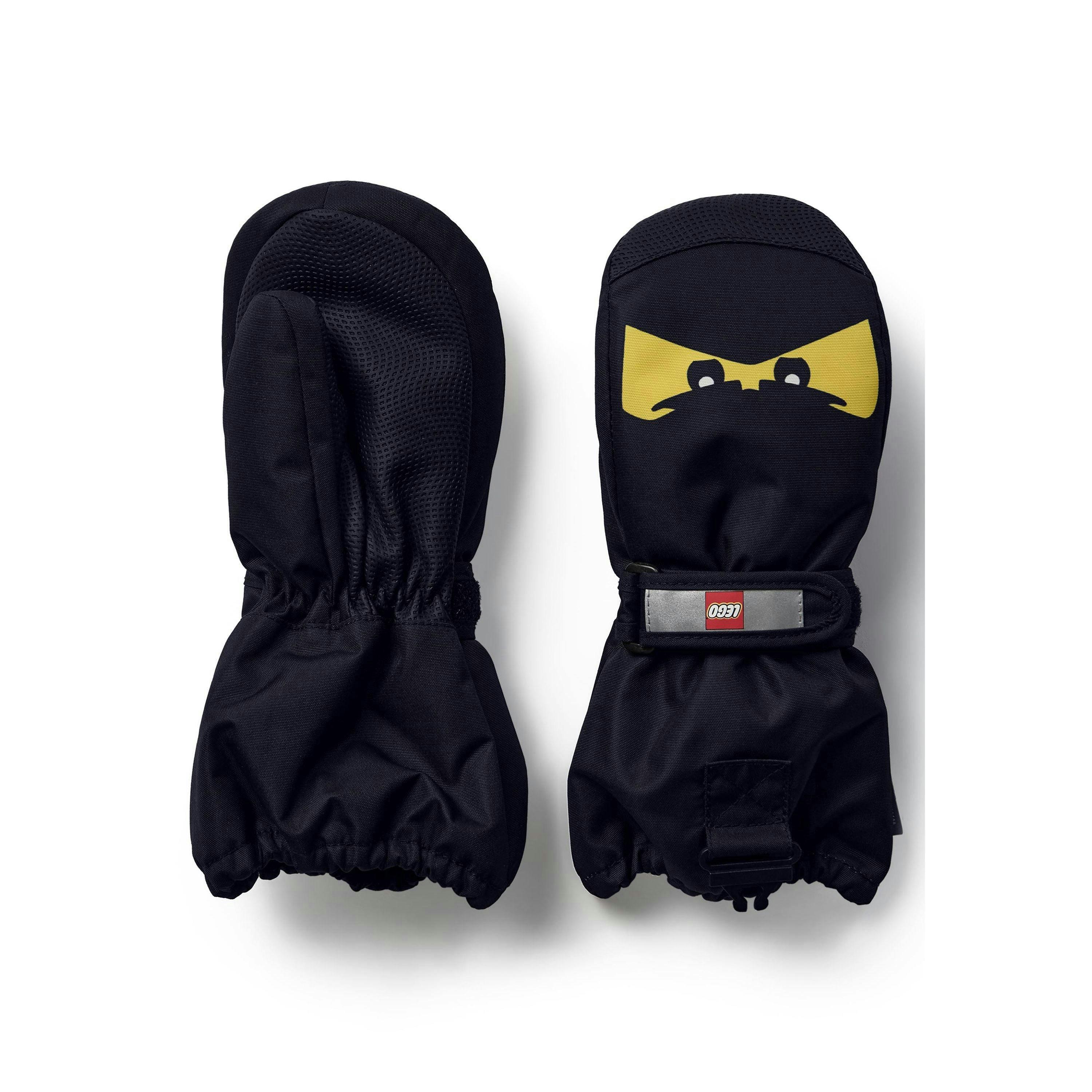 LEGO® NINJAGO® Kids Unisex Waterproof Mitten Gloves, Black , view 2 of 5