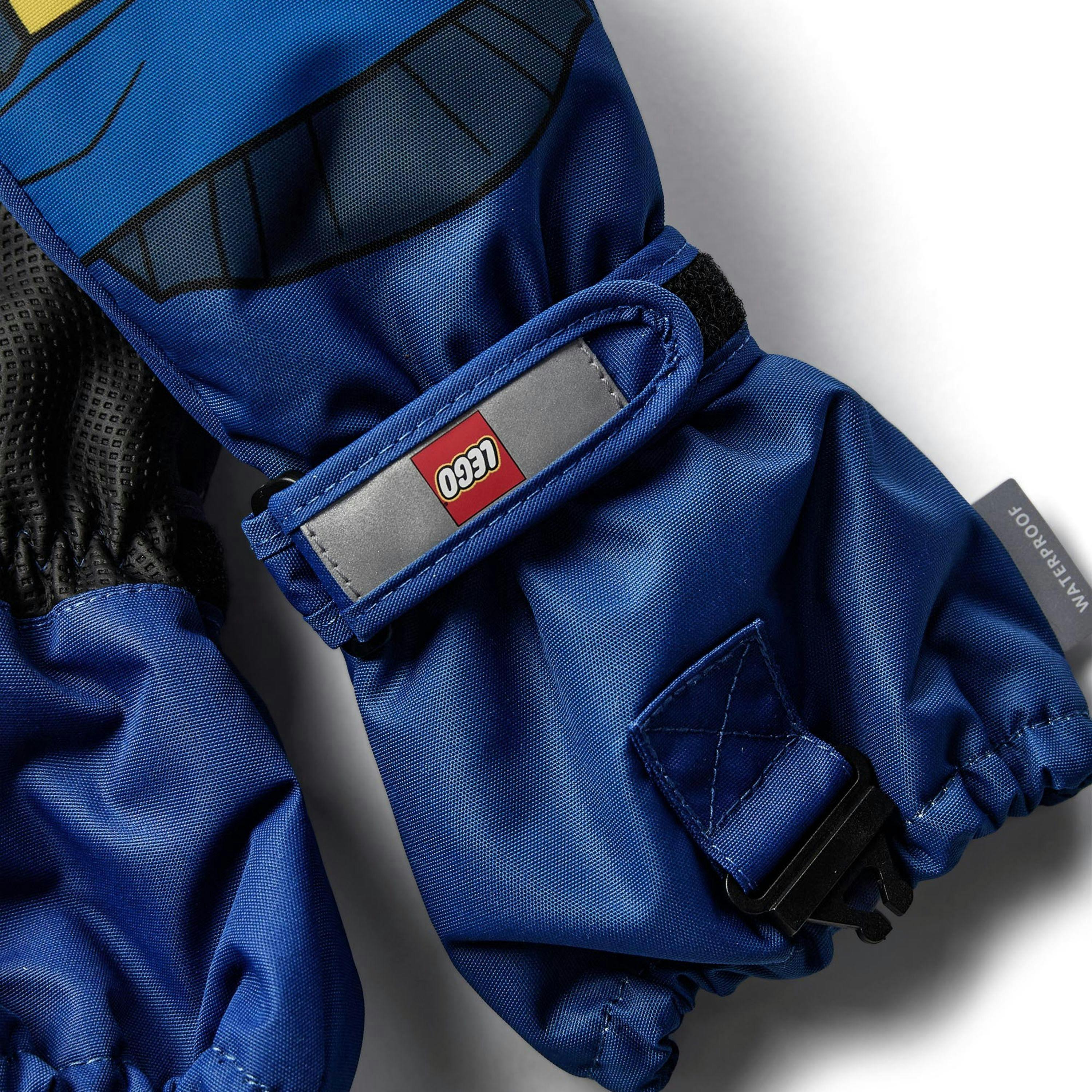 LEGO® NINJAGO® Kids Unisex Waterproof Mitten Gloves, Dark Blue , view 3 of 5