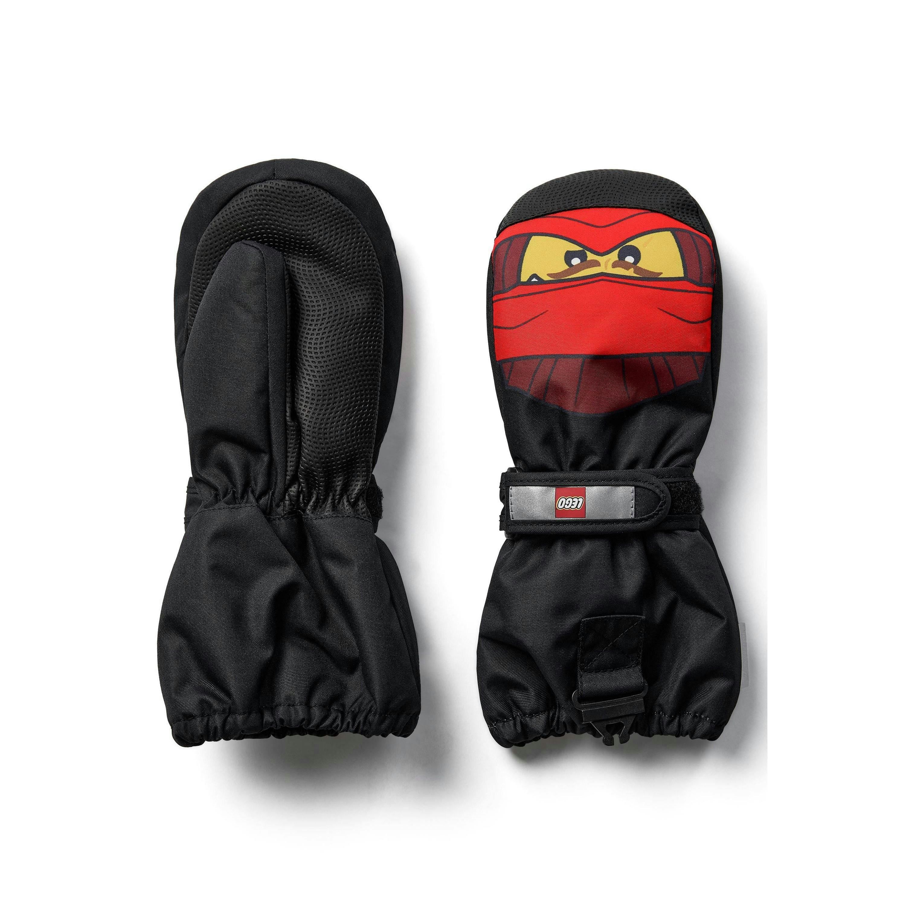 LEGO® NINJAGO® Kids Unisex Waterproof Mitten Gloves, Red , view 2 of 5