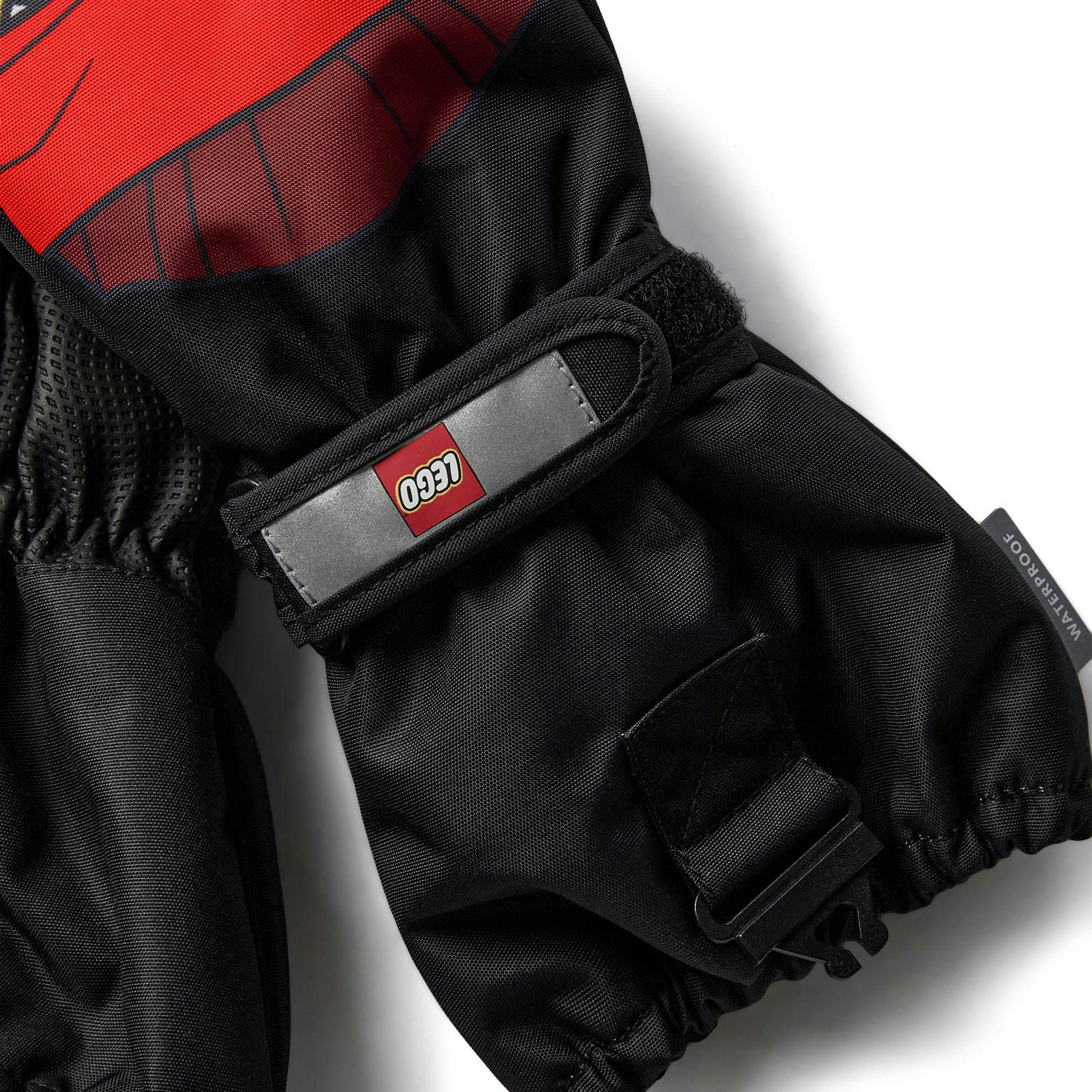 LEGO® NINJAGO® Kids Unisex Waterproof Mitten Gloves, Red , view 3 of 5