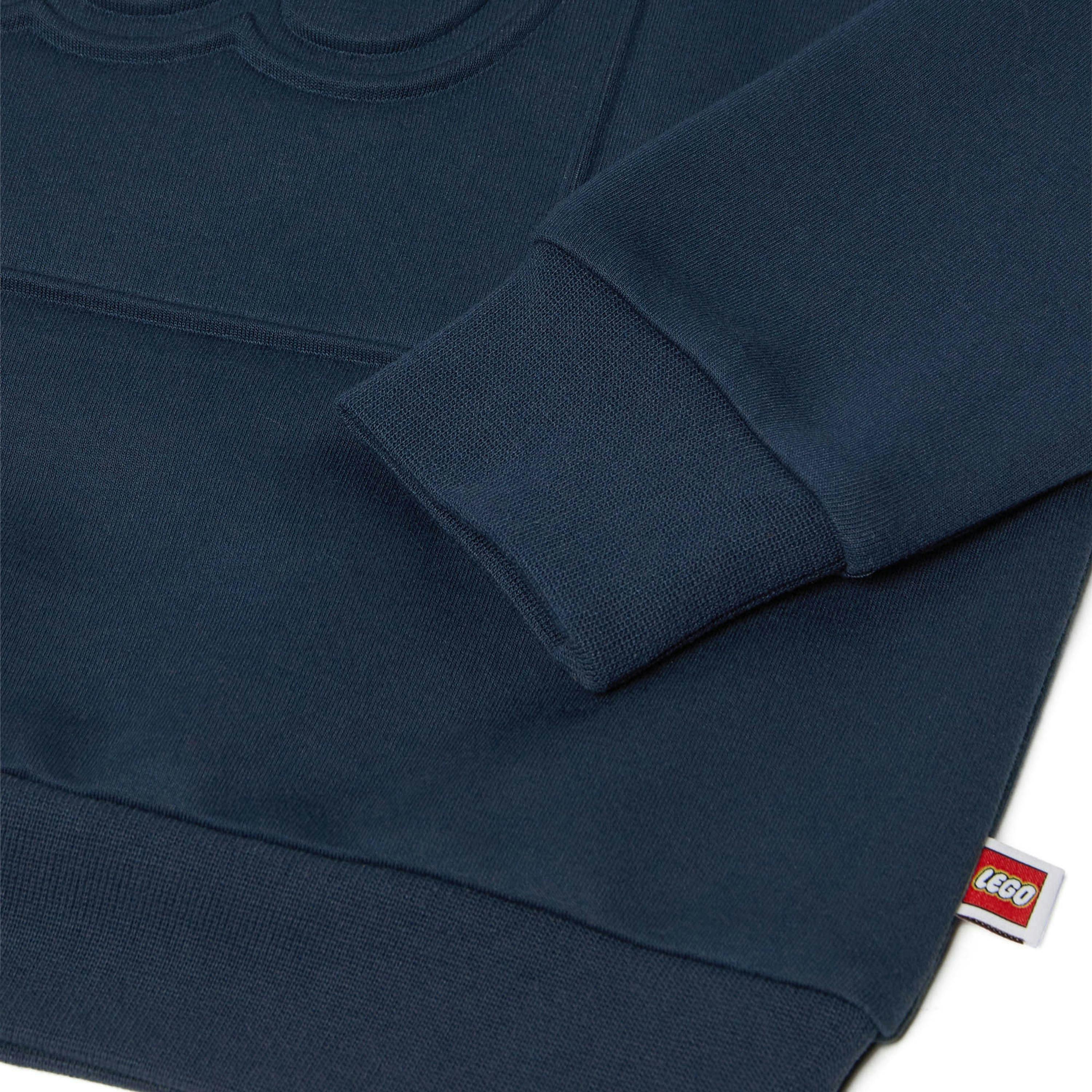 LEGO® Kids Unisex Hoodie Sweatshirt, Dark Navy , view 4 of 6