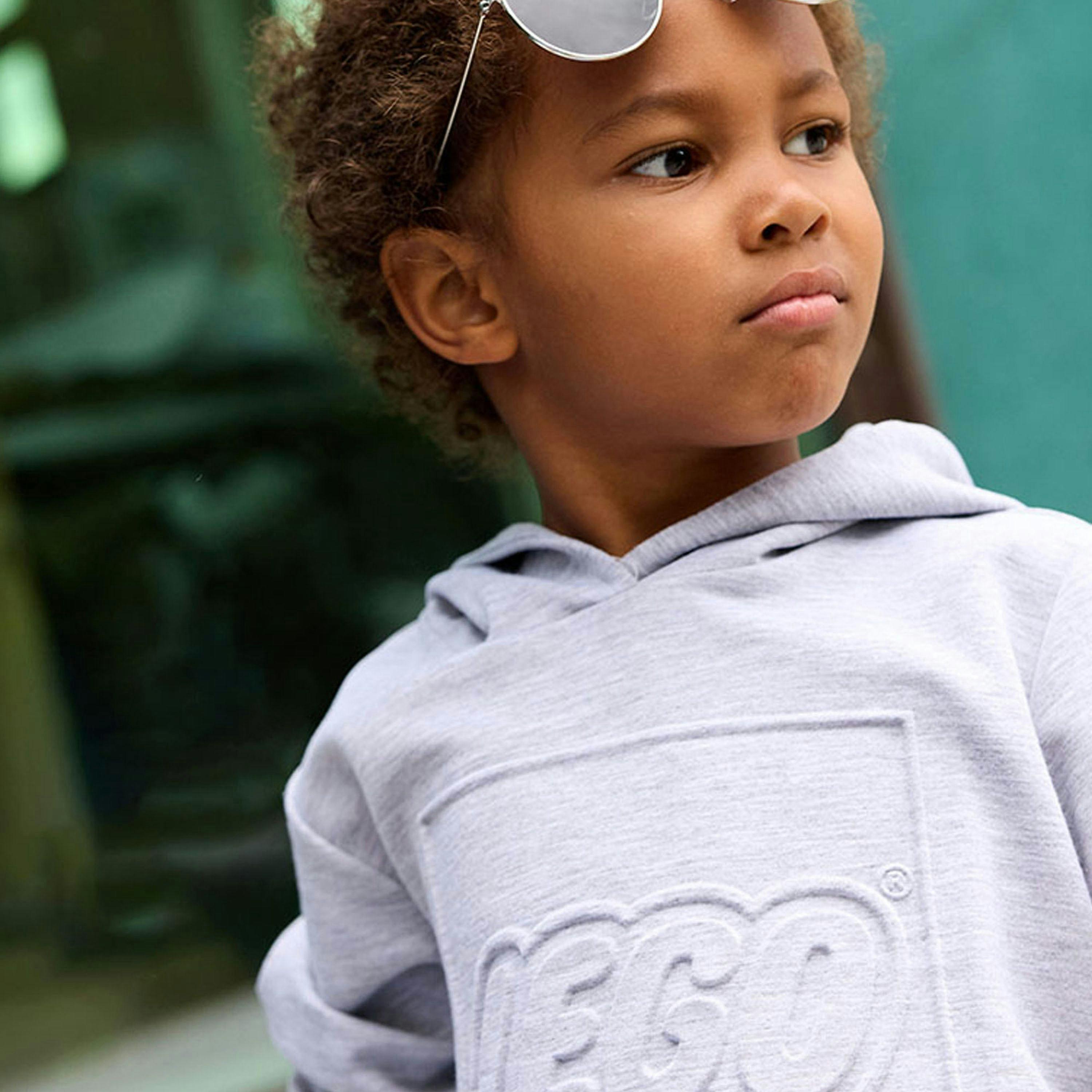 LEGO® Kids Unisex Hoodie Sweatshirt, Grey , view 6 of 6