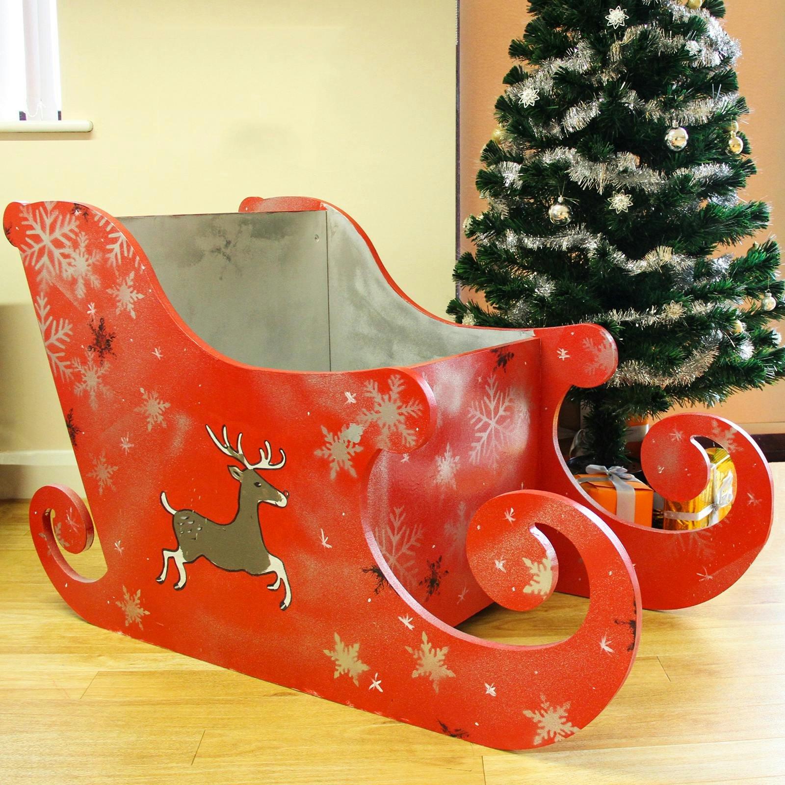 MDF Santa Sleigh , view 2 of 5