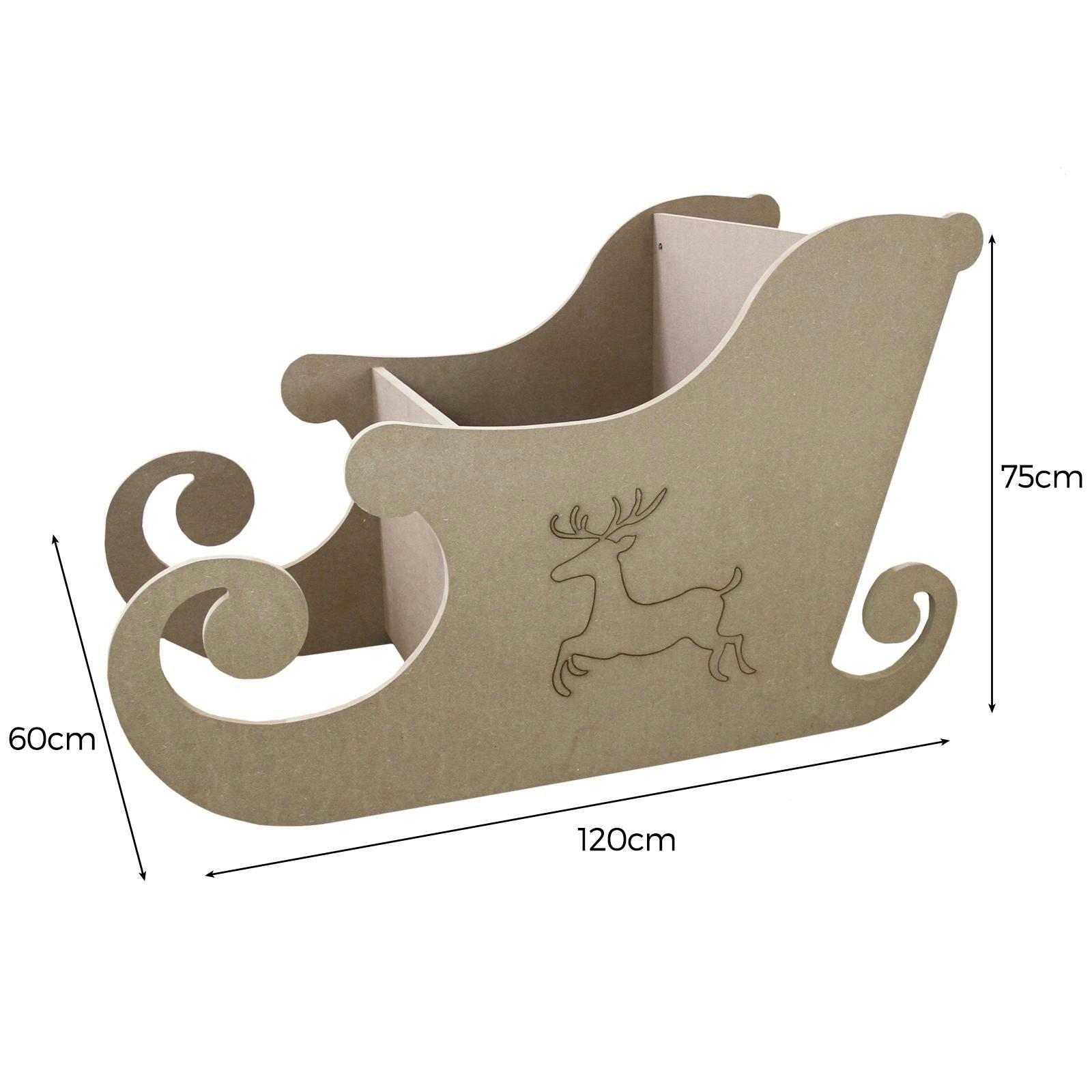 MDF Santa Sleigh , view 5 of 5