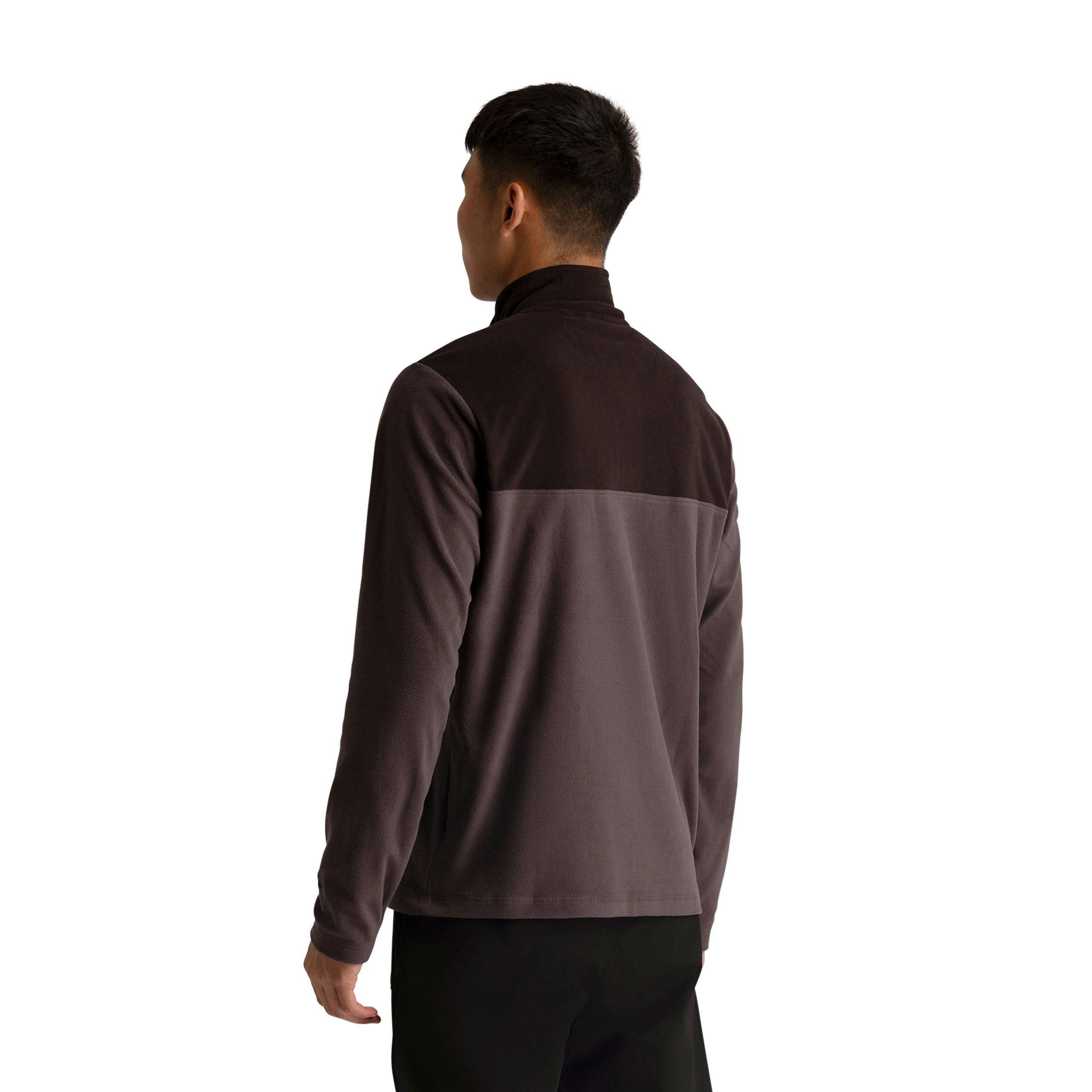 Trespass Mens Microfleece  Curtiston In Dark Grey , view 5 of 6
