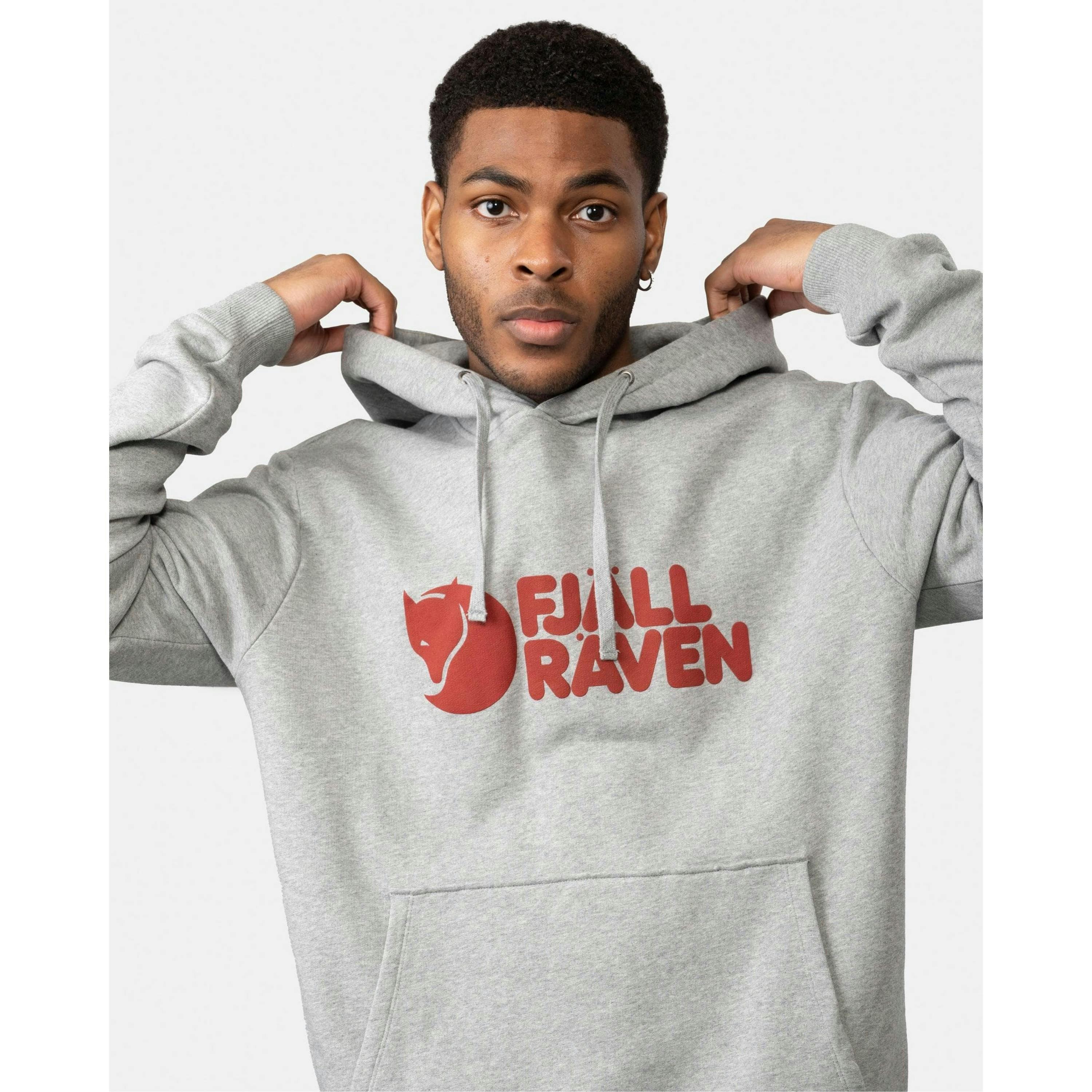 Fjallraven Hoodie  in Silver , view 3 of 4