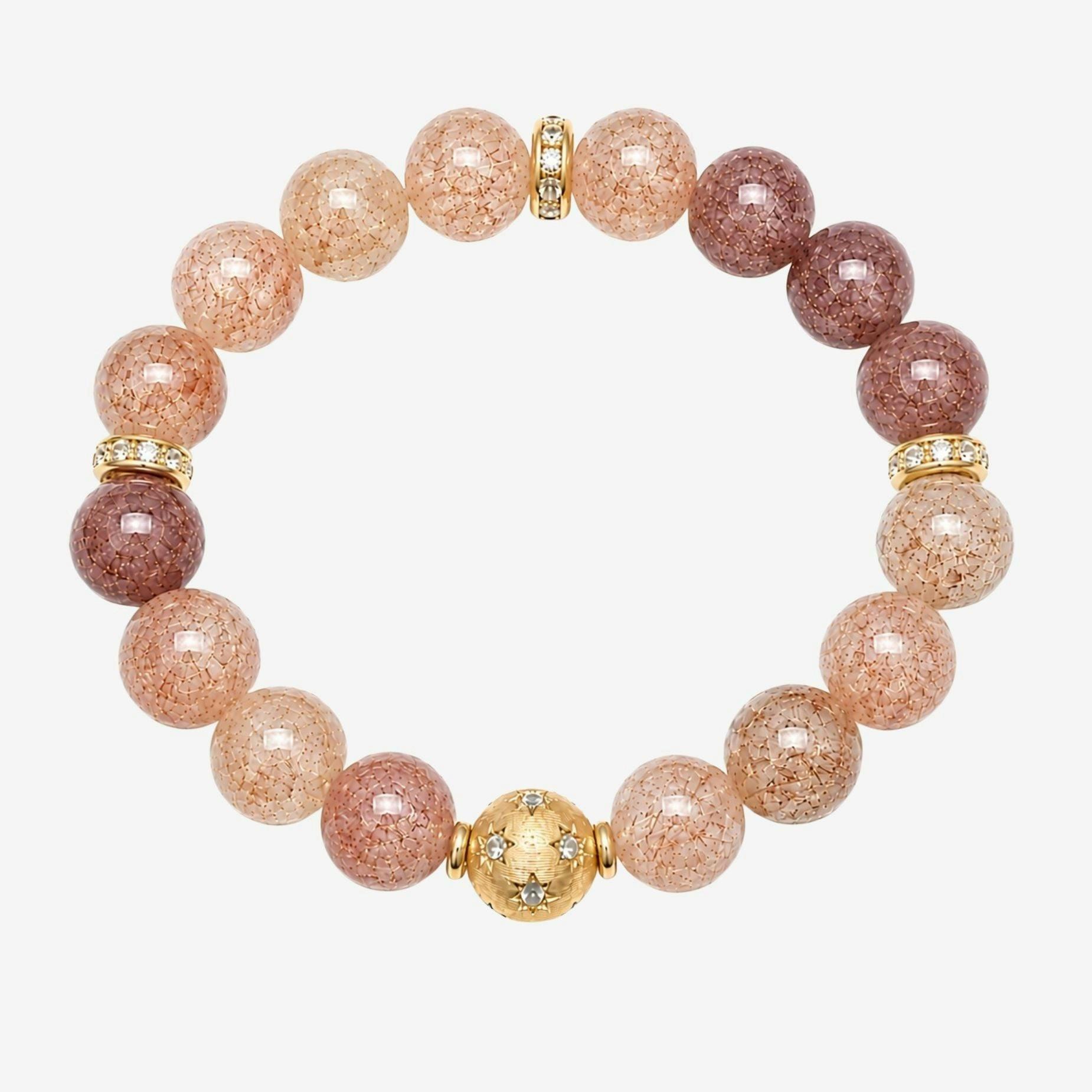 Enso Round Multi Quartz Bead Bracelet , view 6 of 6