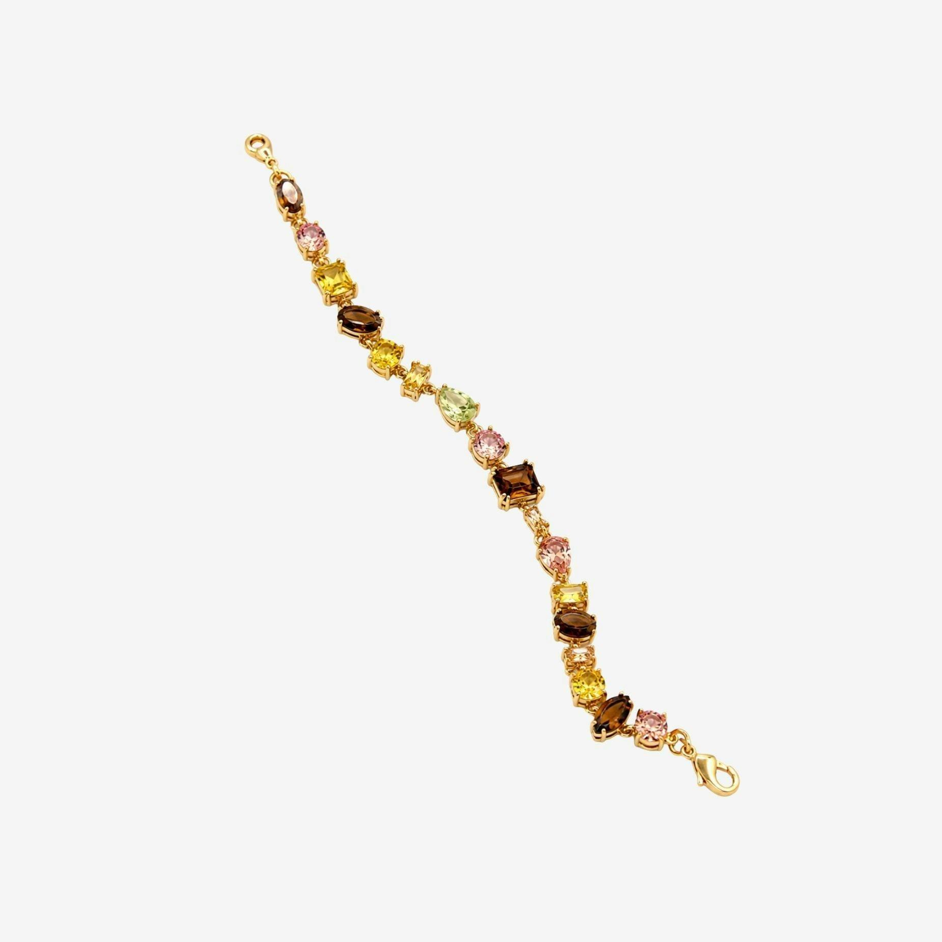Hanabi Mixed Gold Stone Bracelet , view 5 of 6