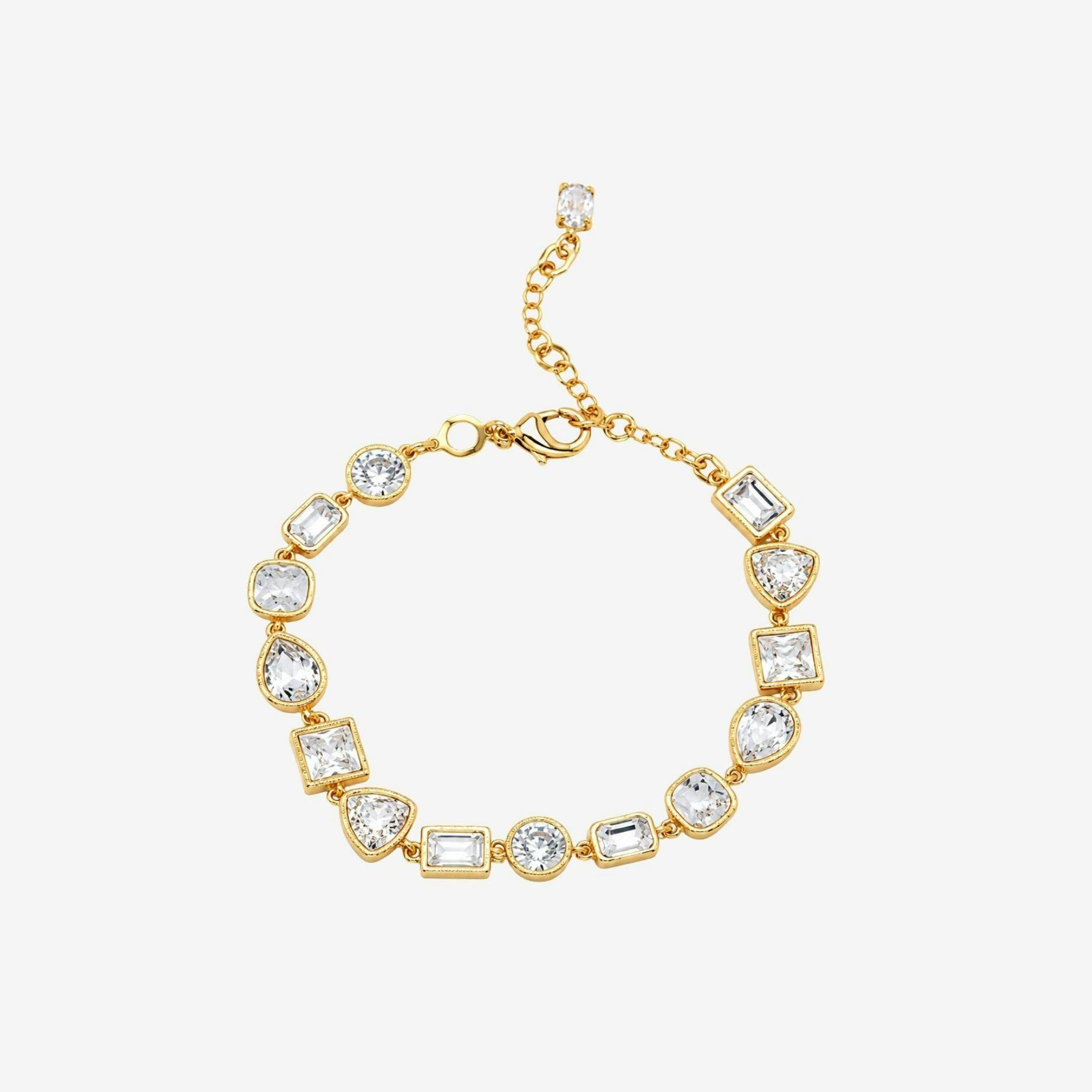 Kin Mixed Stone Gold Bracelet , view 3 of 5
